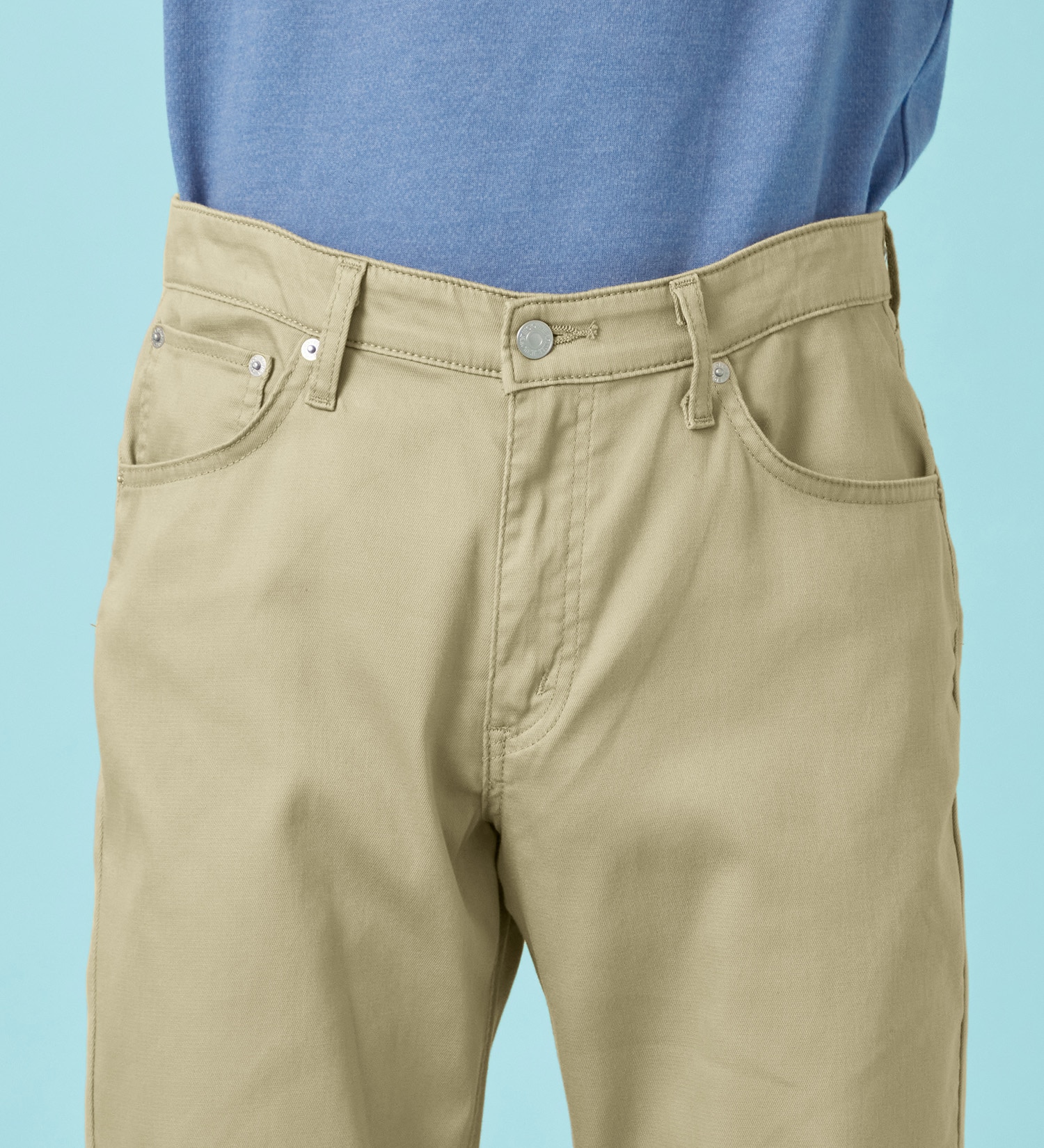 EDWIN(エドウイン)の【予約P】【大きいサイズ】【涼】COOL レギュラーストレート ジーンズ デニムパンツ ドライタッチ 速乾|パンツ/パンツ/メンズ|ベージュ