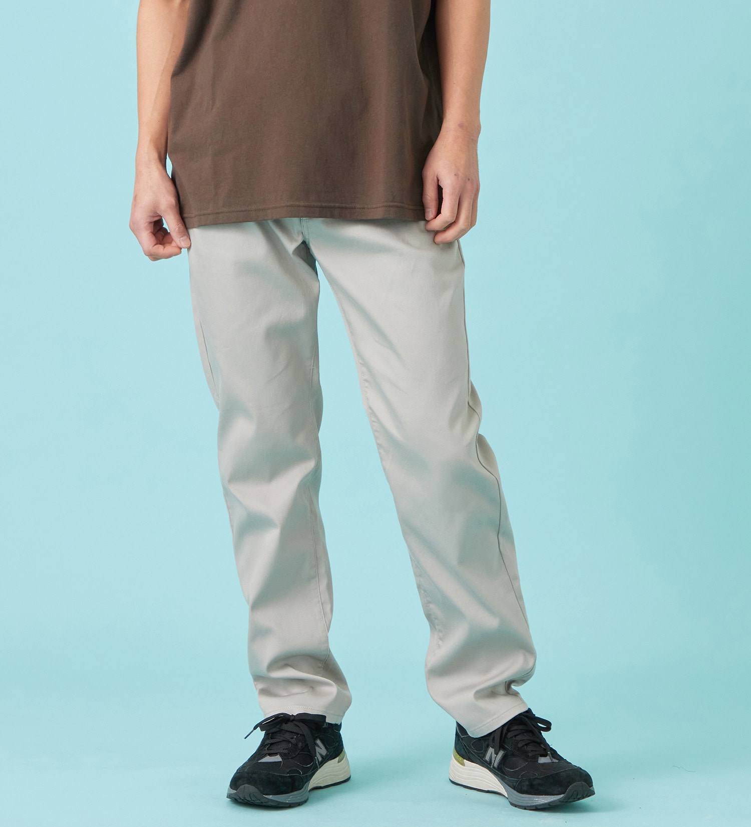 EDWIN(エドウイン)の【予約P】【大きいサイズ】【涼】COOL レギュラーストレート ジーンズ デニムパンツ ドライタッチ 速乾|パンツ/パンツ/メンズ|ライトグレー