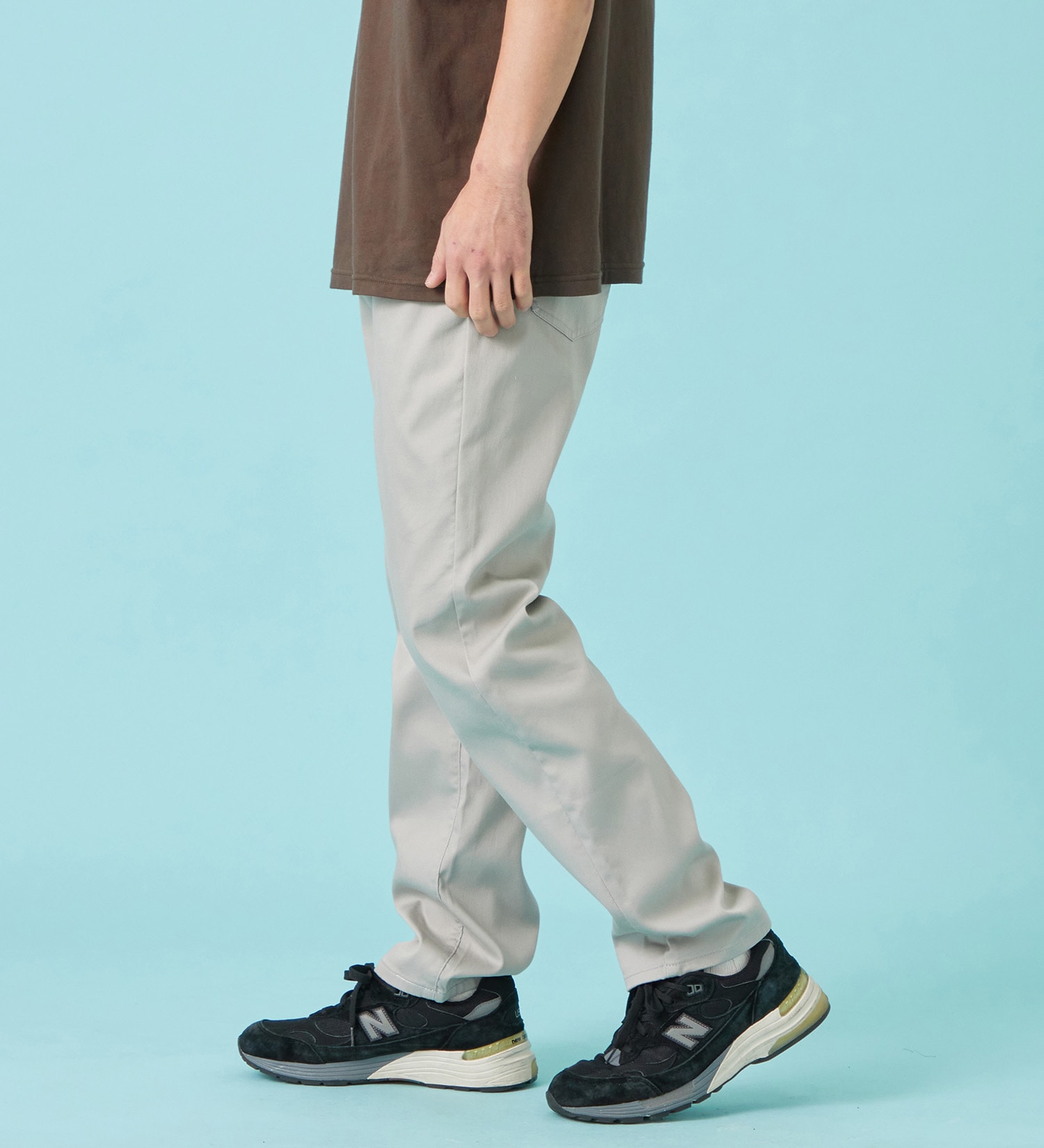 EDWIN(エドウイン)の【予約P】【大きいサイズ】【涼】COOL レギュラーストレート ジーンズ デニムパンツ ドライタッチ 速乾|パンツ/パンツ/メンズ|ライトグレー