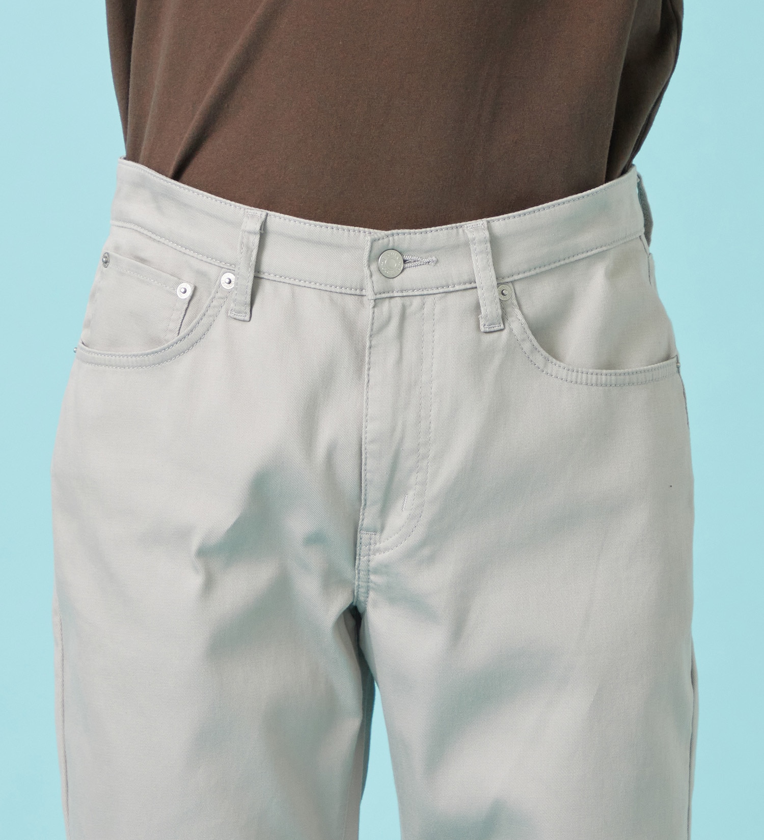 EDWIN(エドウイン)の【予約P】【大きいサイズ】【涼】COOL レギュラーストレート ジーンズ デニムパンツ ドライタッチ 速乾|パンツ/パンツ/メンズ|ライトグレー