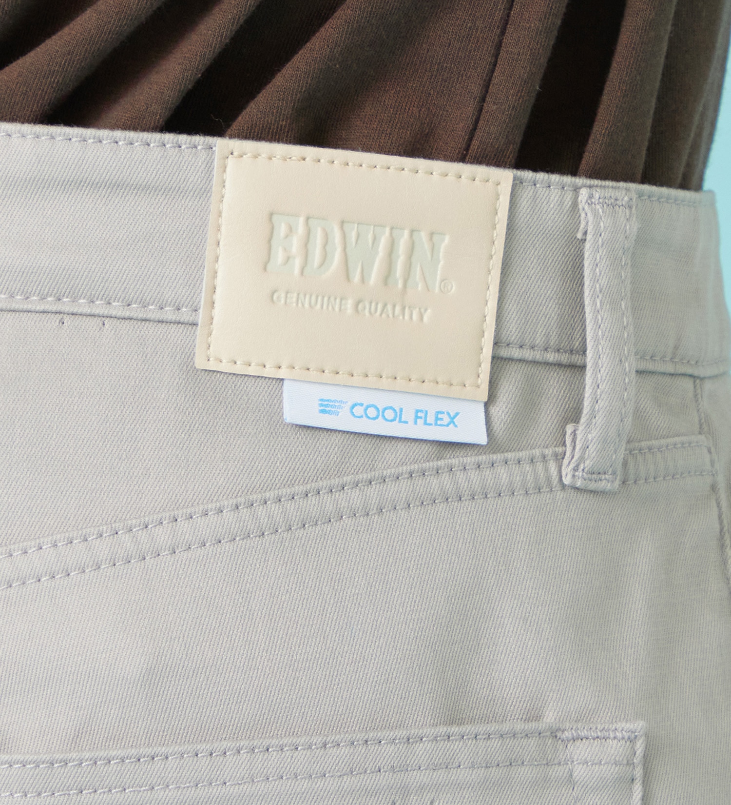 EDWIN(エドウイン)の【予約P】【大きいサイズ】【涼】COOL レギュラーストレート ジーンズ デニムパンツ ドライタッチ 速乾|パンツ/パンツ/メンズ|ライトグレー