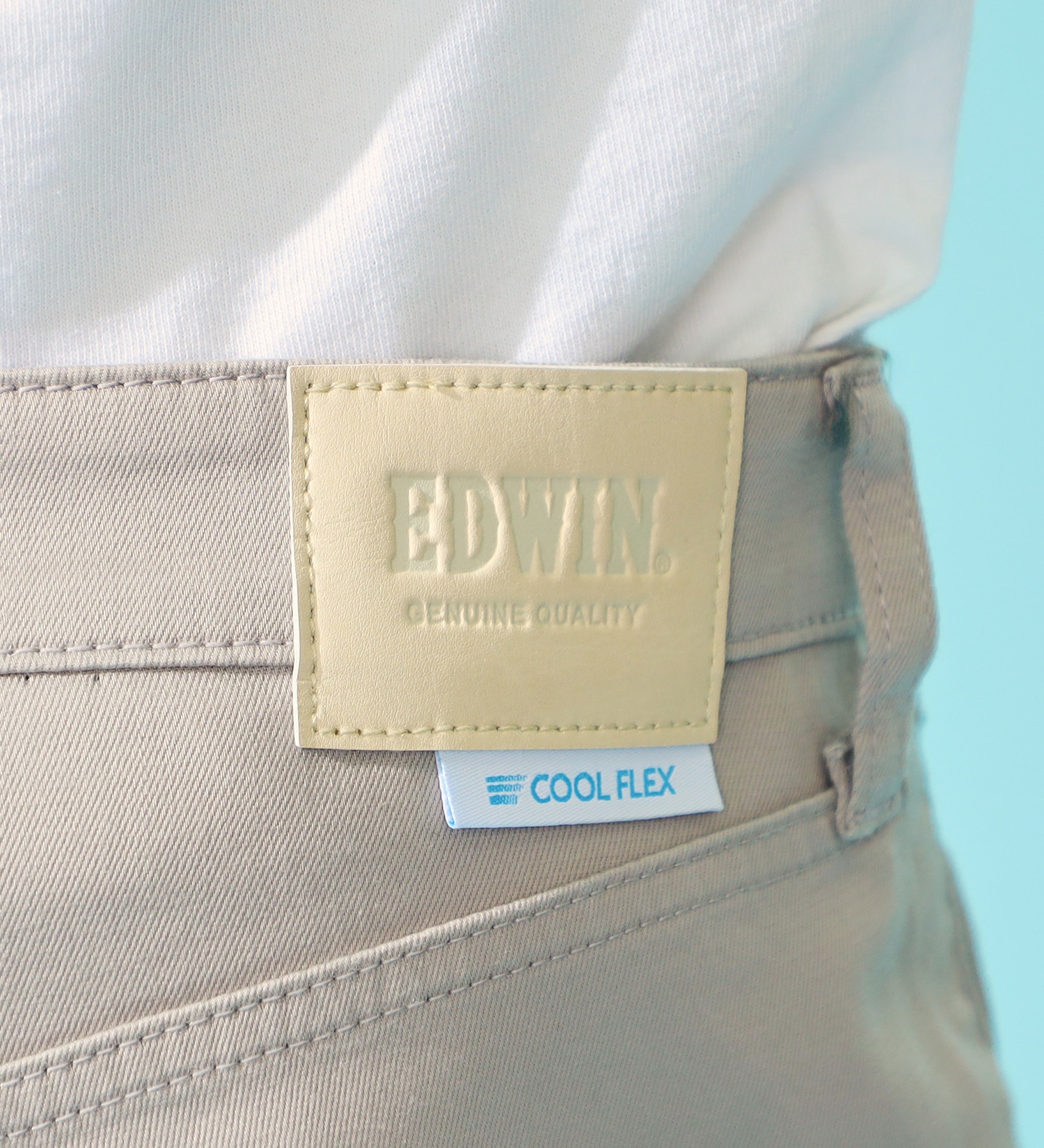 EDWIN(エドウイン)の【GW SALE】【涼】EDWIN COOLFLEX 二重織メッシュ構造 レギュラーストレートパンツ 【ドライタッチ/吸汗速乾】|パンツ/パンツ/メンズ|ライトグレー
