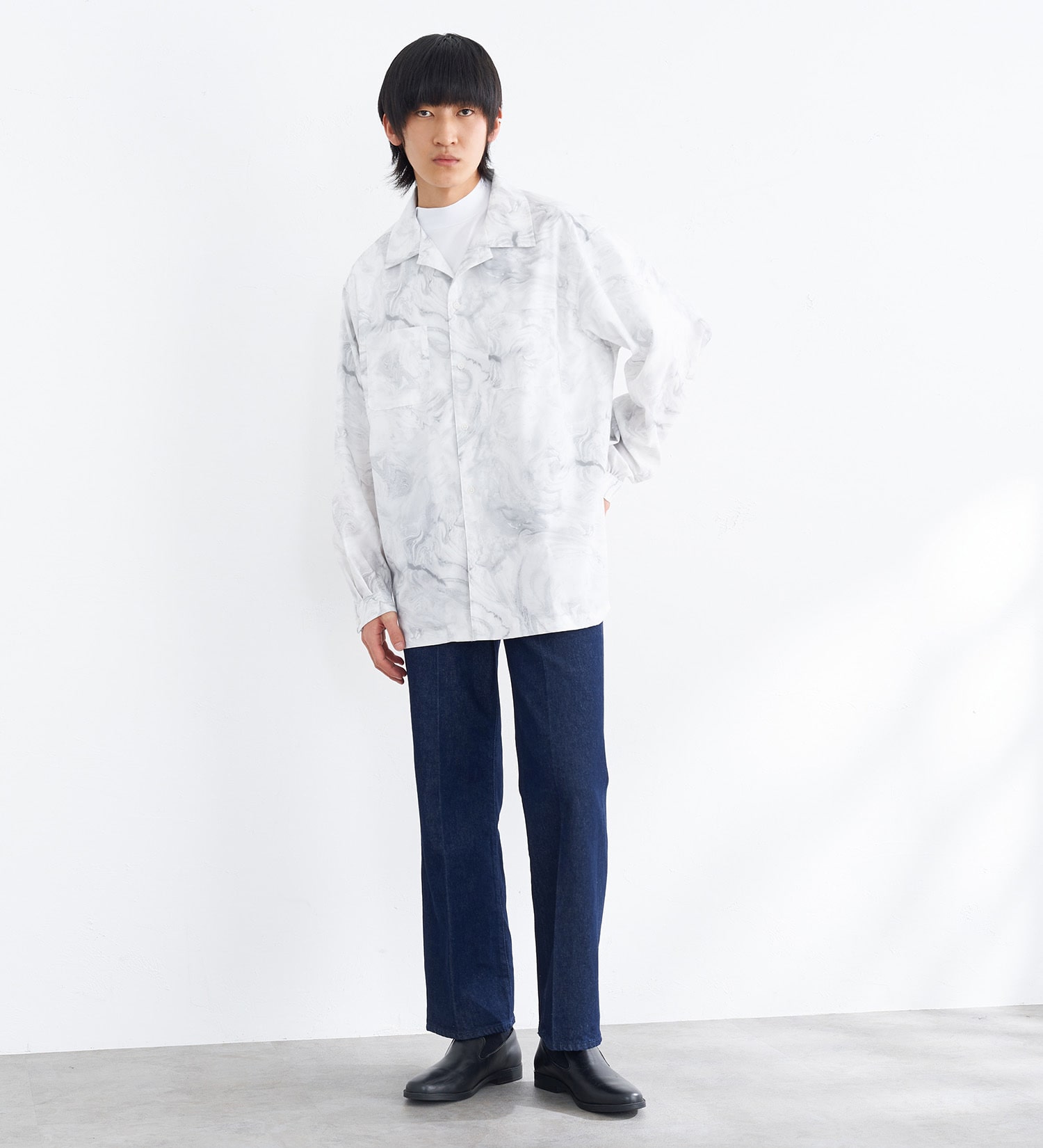 【WEB限定】メイドインジャパン フレアデニムパンツ FLARE BOOTCUT ブーツカット センタープレス