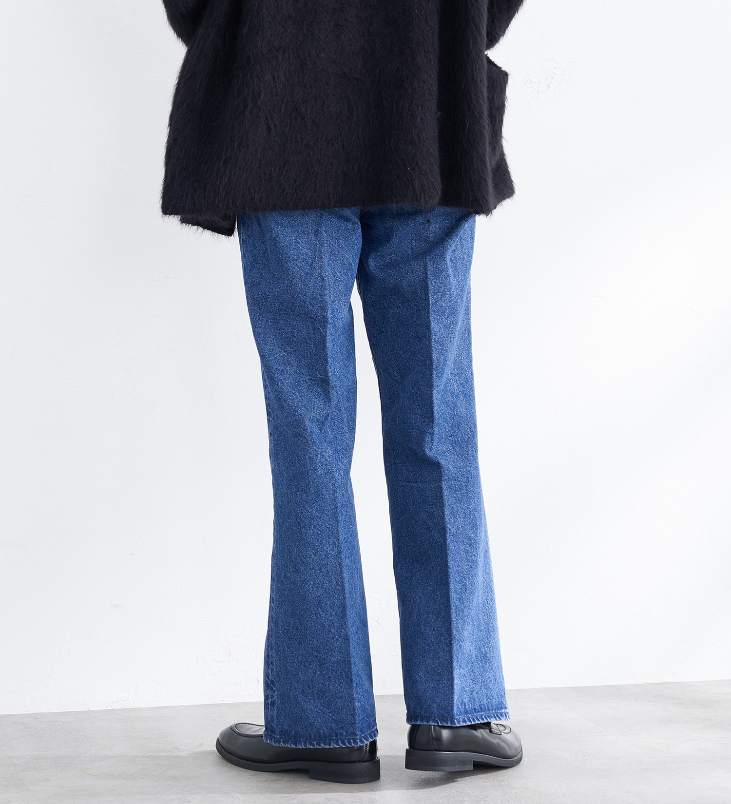 EDWIN(エドウイン)の【WEB限定】メイドインジャパン フレアデニムパンツ FLARE BOOTCUT ブーツカット センタープレス|パンツ/デニムパンツ/メンズ|濃色ブルー
