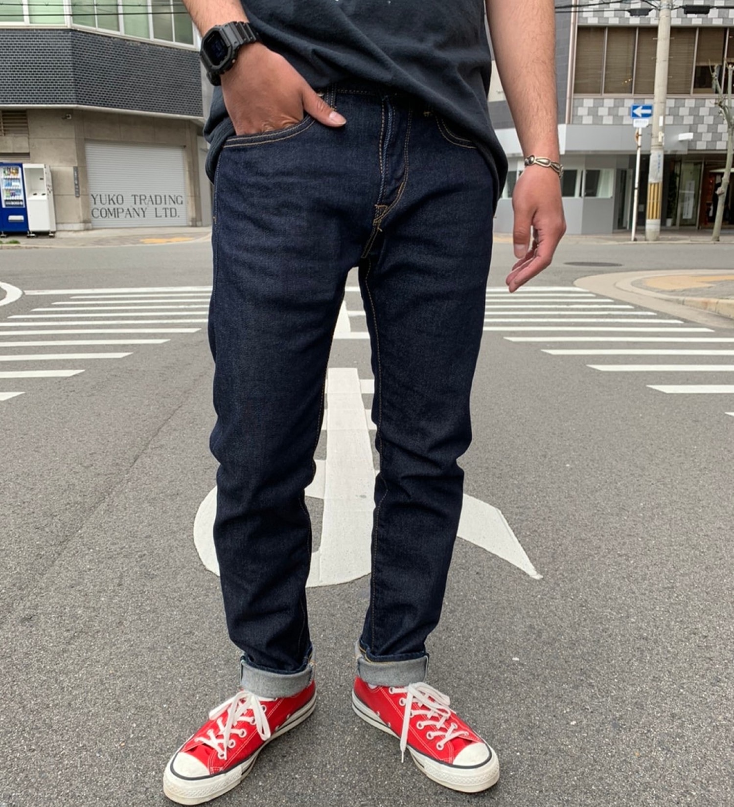 EDWIN(エドウイン)の【SALE】【コンセプトショップ限定】EDWIN EUROPE SLIM TAPERED|パンツ/デニムパンツ/メンズ|インディゴブルー