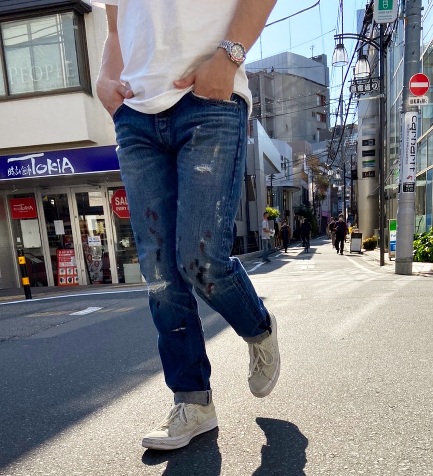 EDWIN(エドウイン)の【SALE】【コンセプトショップ限定】EDWIN EUROPE REGULER TAPERED|パンツ/デニムパンツ/メンズ|リメイク