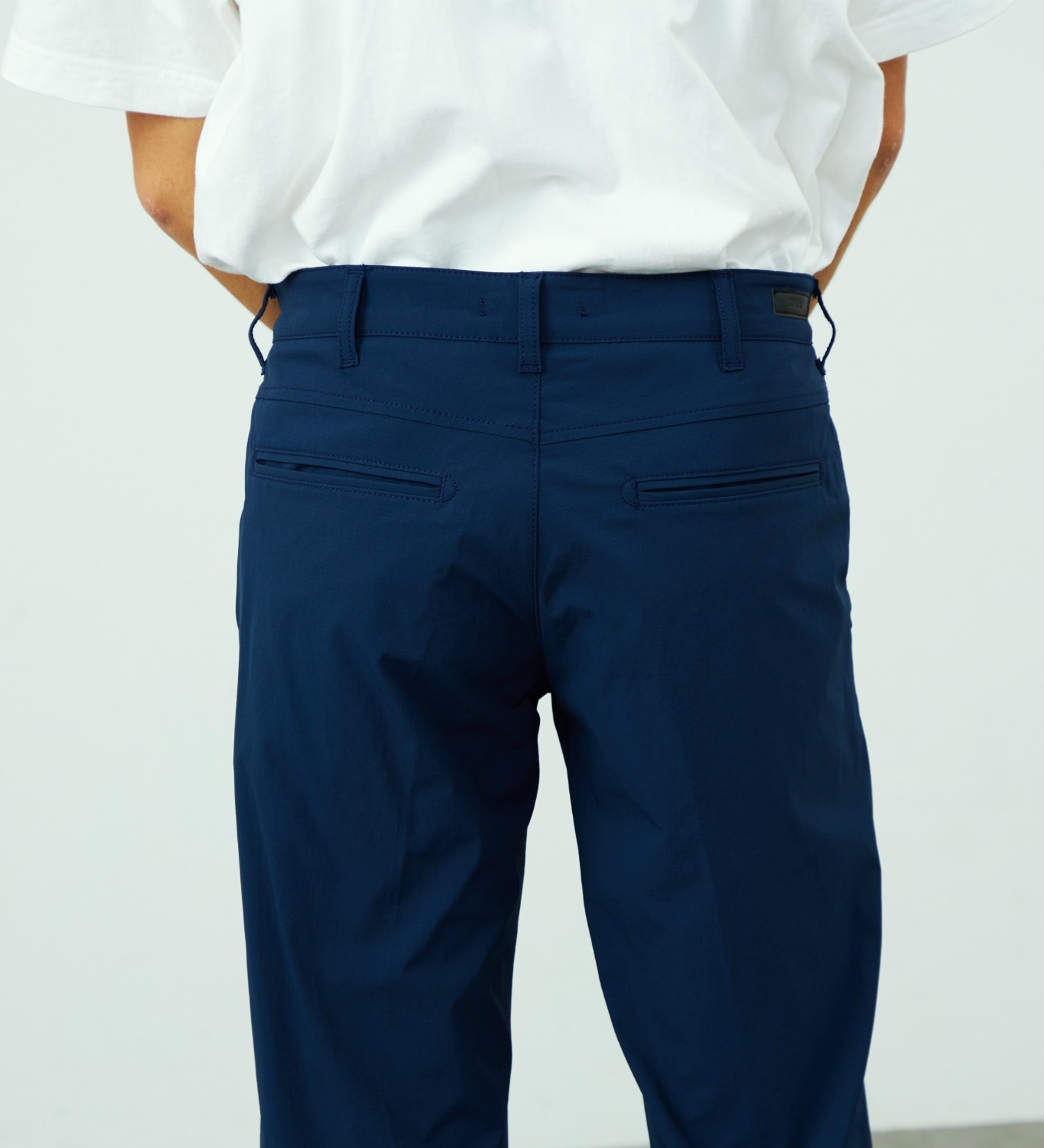 EDWIN(エドウイン)のデニスラ ルーミーテーパード スラックス トラウザー ストレッチ ビジネス|パンツ/パンツ/メンズ|ネイビー