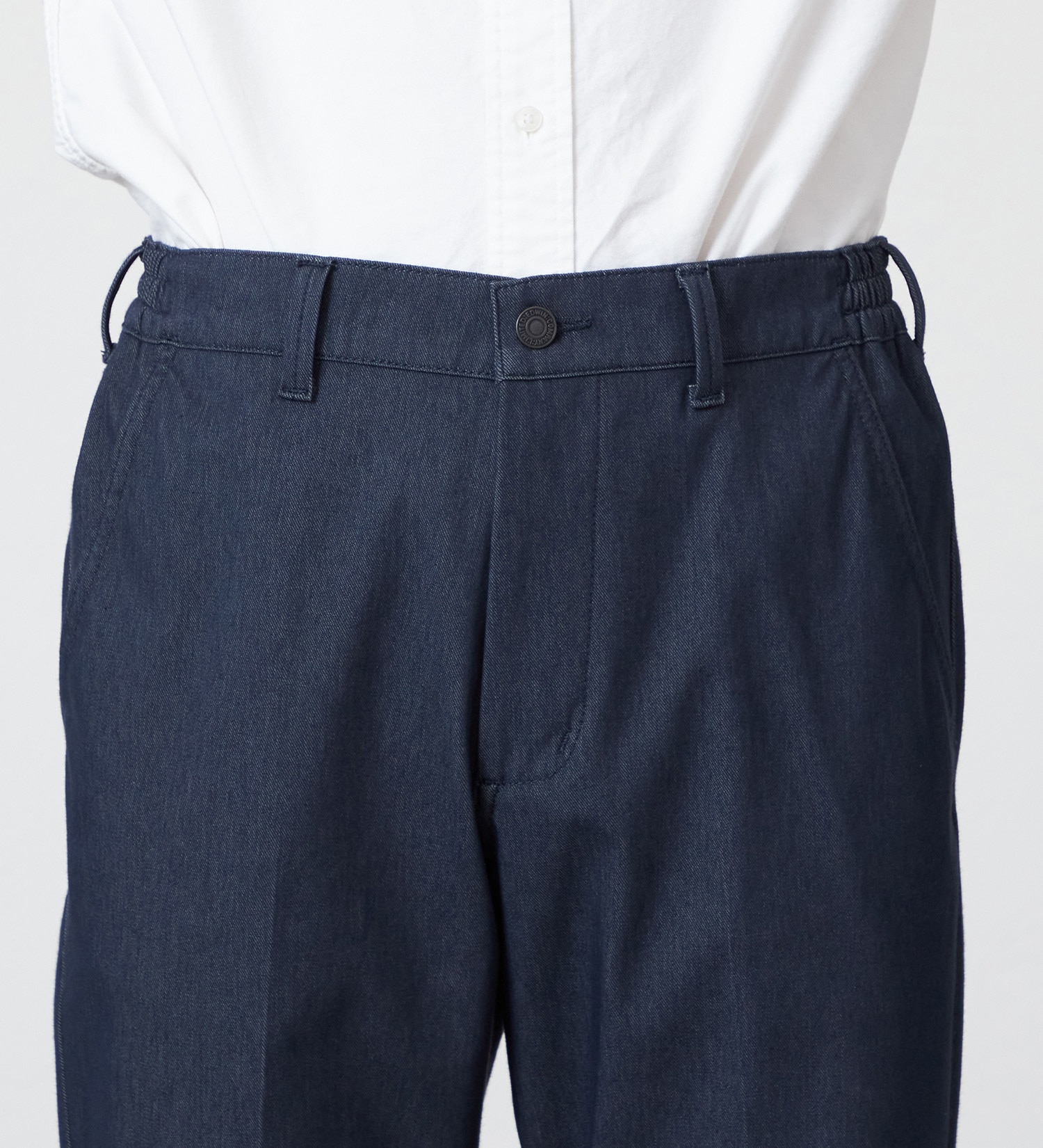 EDWIN(エドウイン)の【試着対象】デニスラ AIR スリムテーパード スラックス ビジネス ストレッチ|パンツ/スラックス/メンズ|インディゴブルー