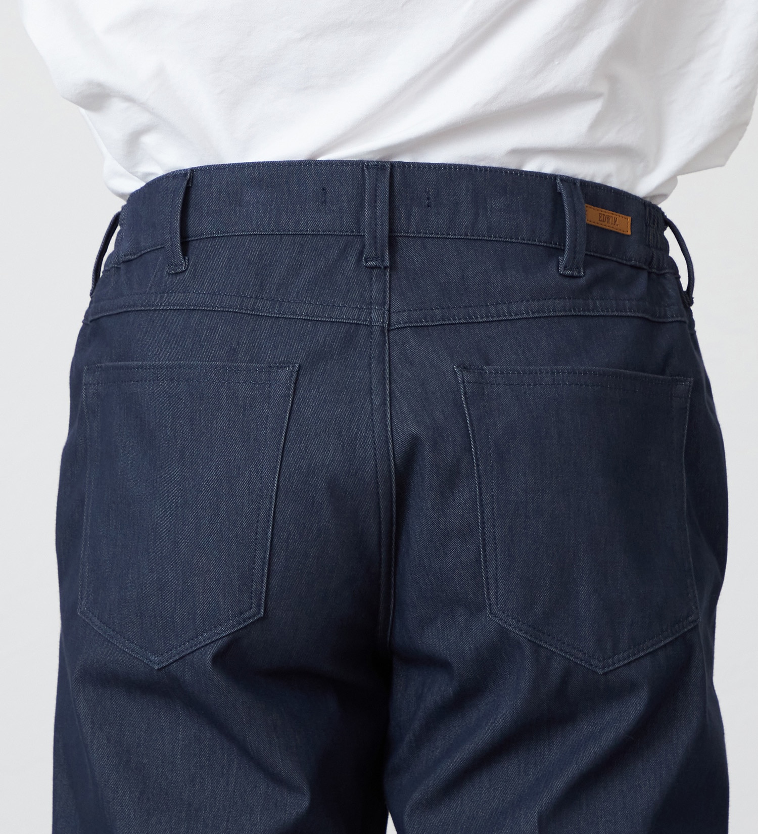 EDWIN(エドウイン)の【試着対象】デニスラ AIR スリムテーパード スラックス ビジネス ストレッチ|パンツ/スラックス/メンズ|インディゴブルー