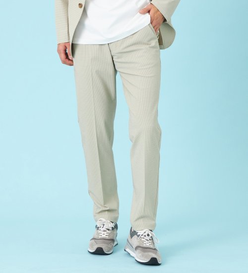 EDWIN(エドウイン)の【試着対象】【夏用】デニスラ AIR スリムテーパード スラックス ストレッチ 涼しい|パンツ/スラックス/メンズ|ベージュ