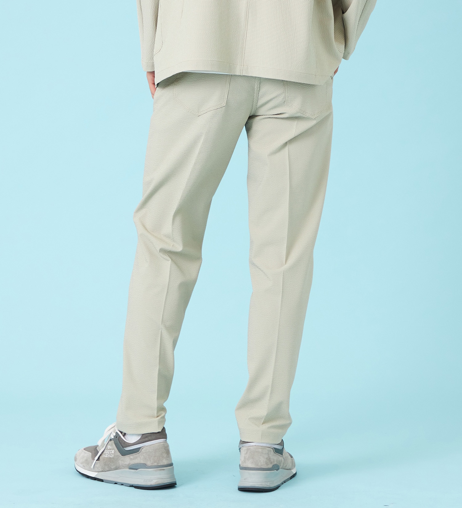 EDWIN(エドウイン)の【試着対象】【夏用】デニスラ AIR スリムテーパード スラックス ストレッチ 涼しい|パンツ/スラックス/メンズ|ベージュ