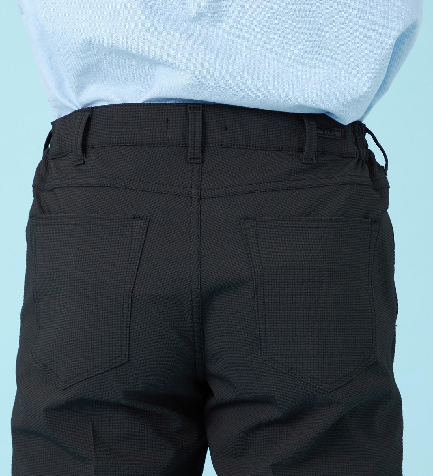 EDWIN(エドウイン)の【試着対象】【夏用】デニスラ AIR スリムテーパード スラックス ストレッチ 涼しい|パンツ/スラックス/メンズ|チャコールグレー