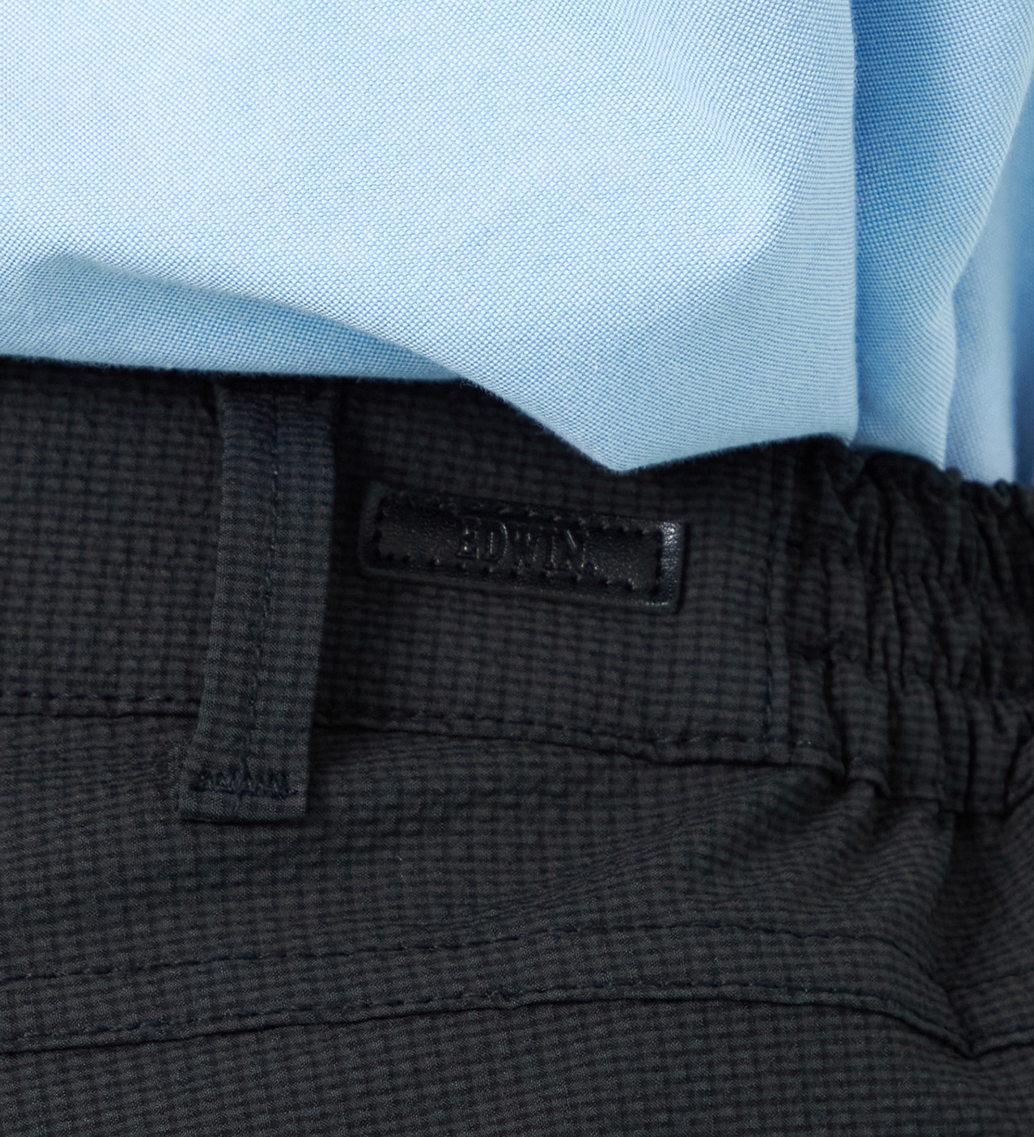 EDWIN(エドウイン)の【試着対象】【夏用】デニスラ AIR スリムテーパード スラックス ストレッチ 涼しい|パンツ/スラックス/メンズ|チャコールグレー