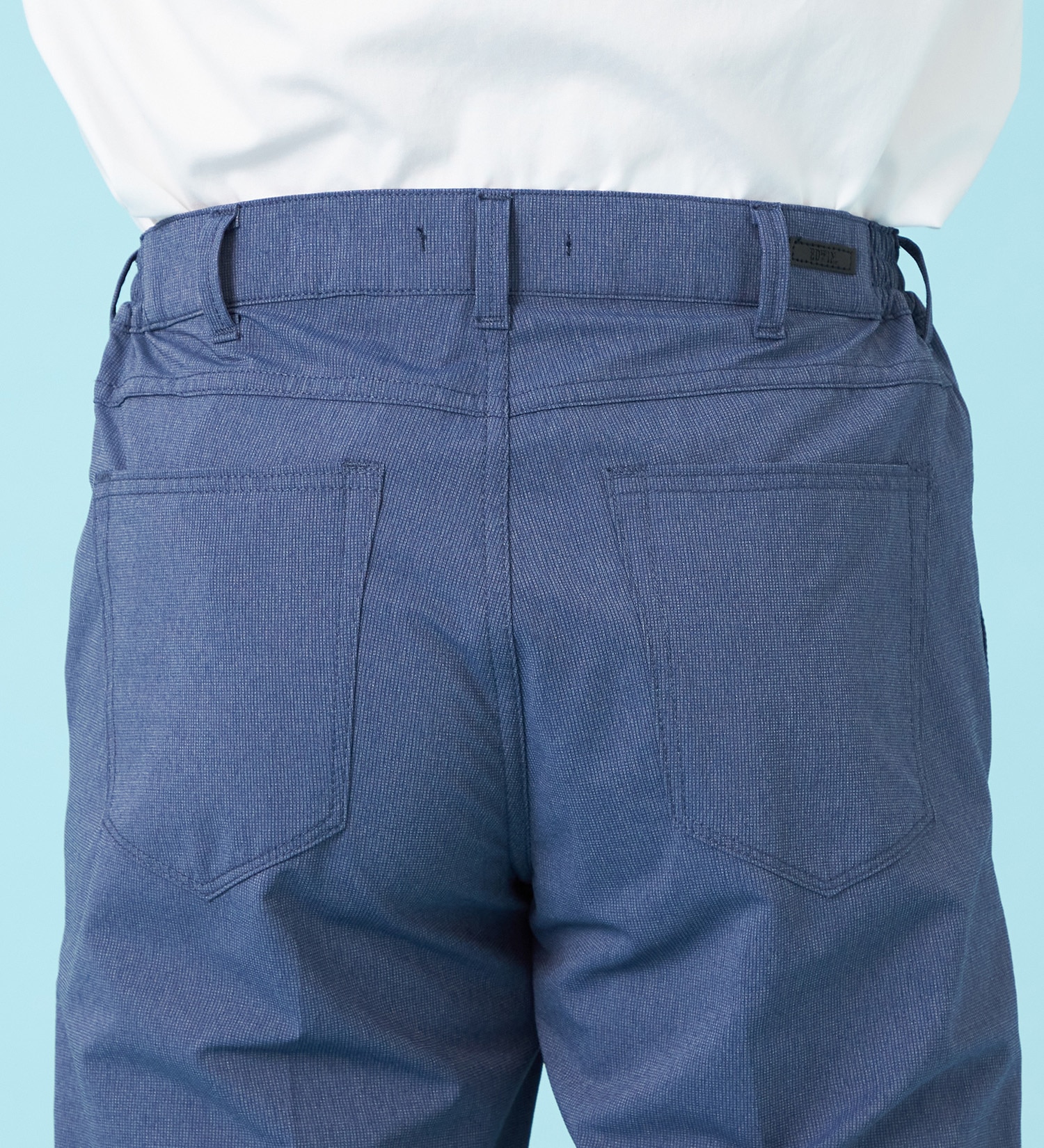 EDWIN(エドウイン)の【試着対象】【夏用】デニスラ AIR スリムテーパード スラックス ストレッチ 涼しい|パンツ/スラックス/メンズ|ネイビー