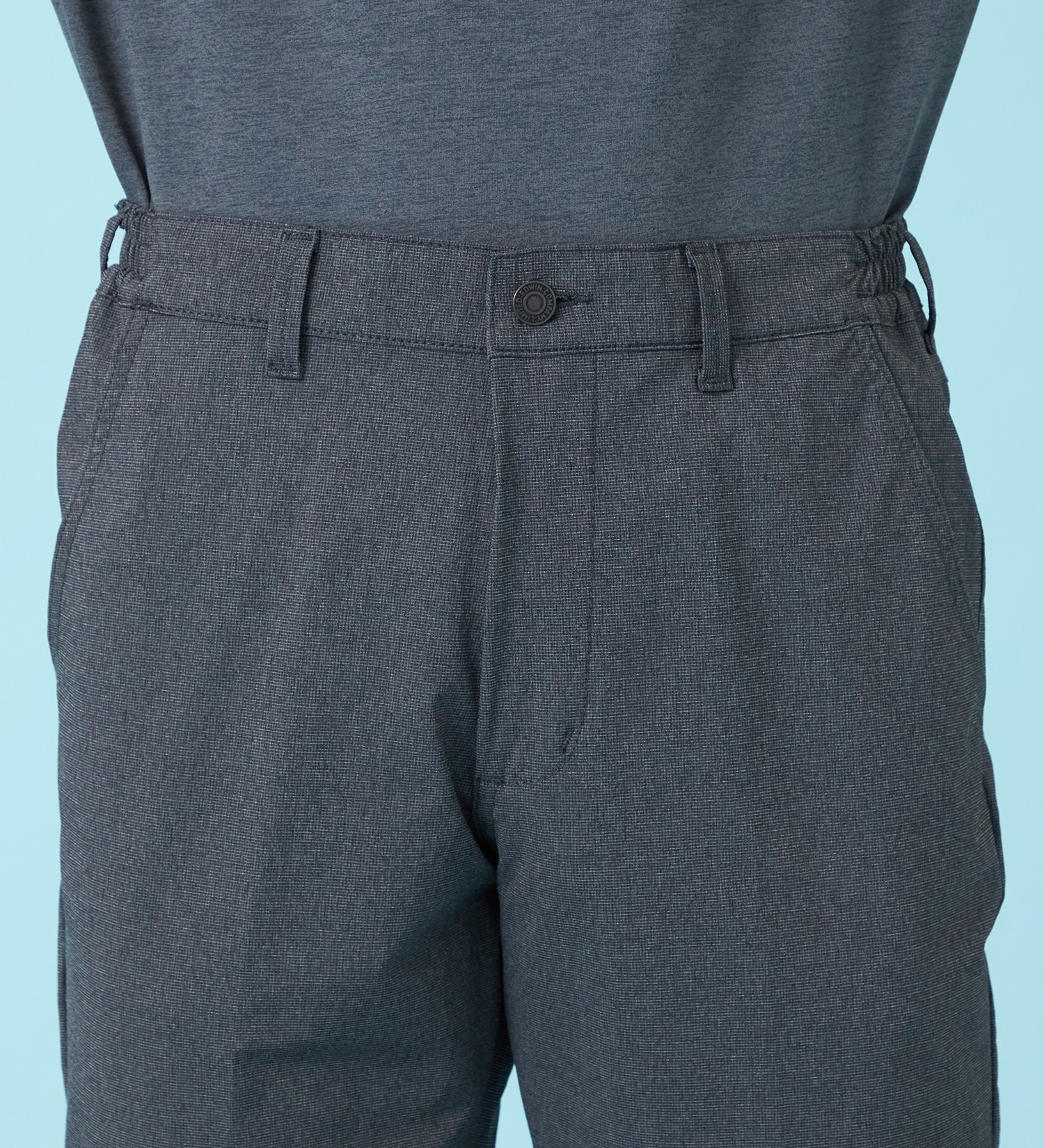 EDWIN(エドウイン)の【試着対象】【夏用】デニスラ AIR スリムテーパード スラックス ストレッチ 涼しい|パンツ/スラックス/メンズ|グレー