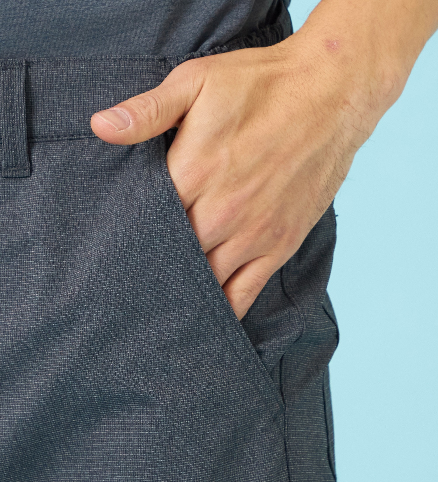 EDWIN(エドウイン)の【試着対象】【夏用】デニスラ AIR スリムテーパード スラックス ストレッチ 涼しい|パンツ/スラックス/メンズ|グレー