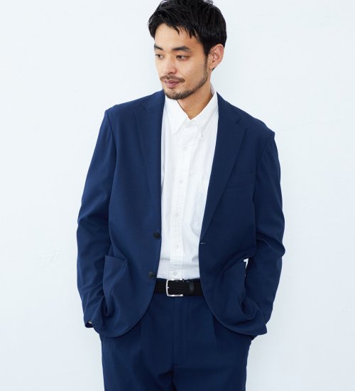 【予約P】デニスラ テーラードジャケット ウール ストレッチ 洗える