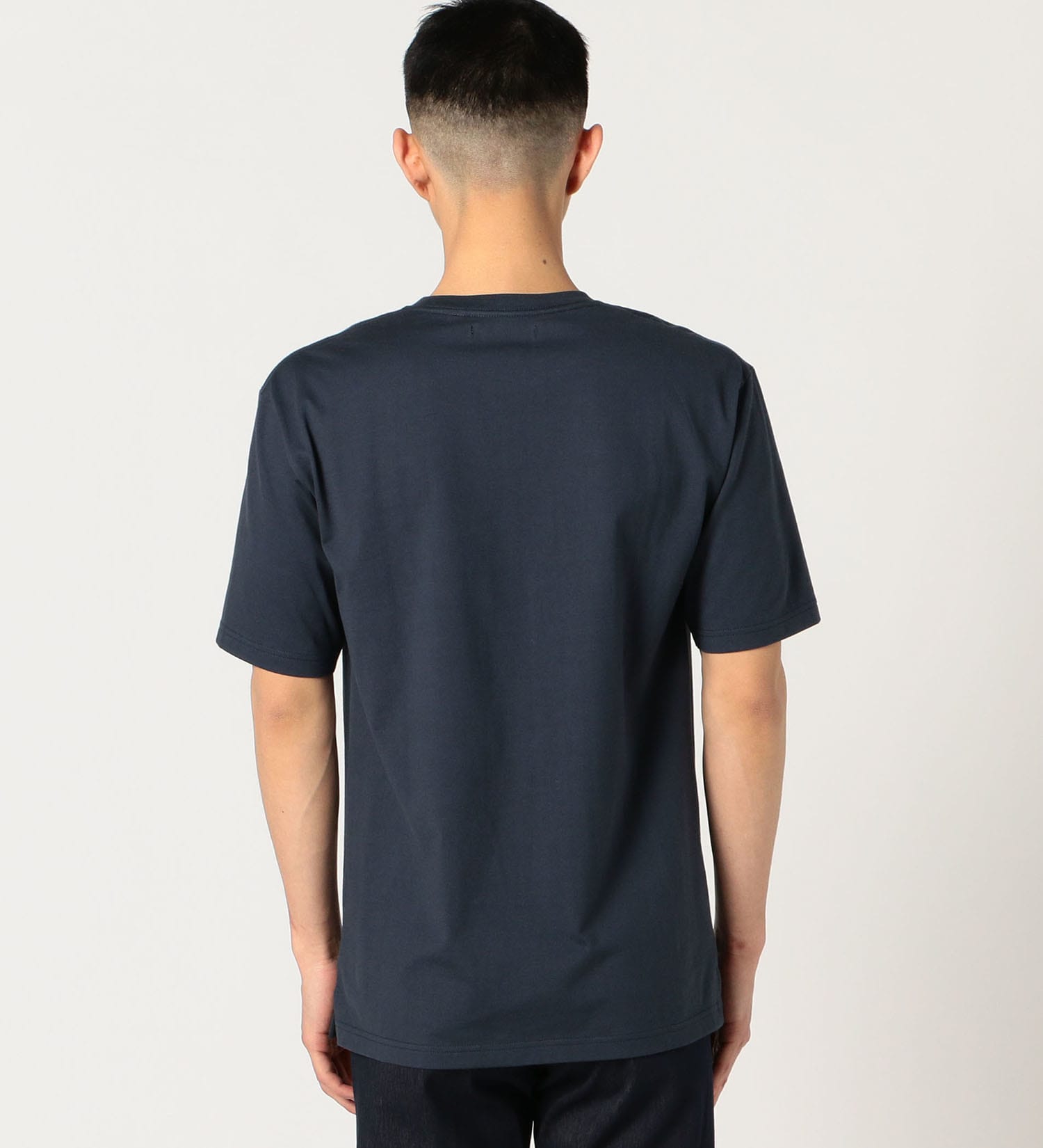 EDWIN(エドウイン)の【サマーセール】デニスラ クルーネック Tシャツ 半袖|トップス/Tシャツ/カットソー/メンズ|ネイビー