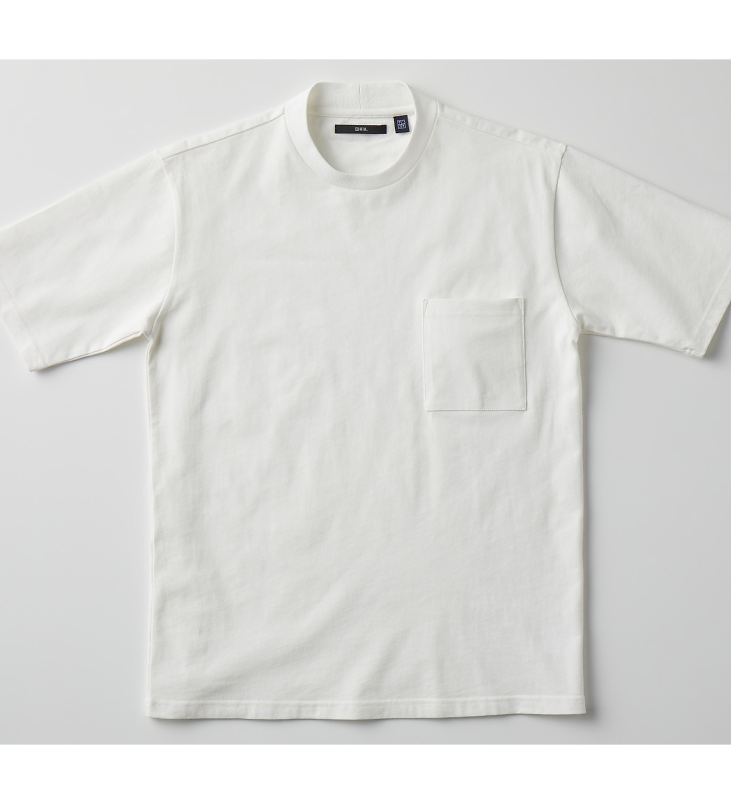 EDWIN(エドウイン)の【おまとめ割対象】デニスラAIR クルーネックポケットTシャツ 半袖|トップス/Tシャツ/カットソー/メンズ|ホワイト