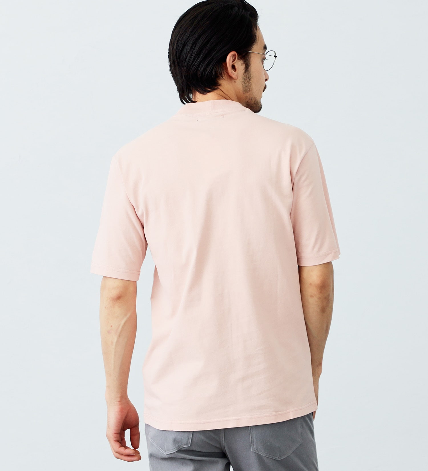 EDWIN(エドウイン)の【おまとめ割対象】デニスラAIR クルーネックポケットTシャツ 半袖|トップス/Tシャツ/カットソー/メンズ|サーモンピンク