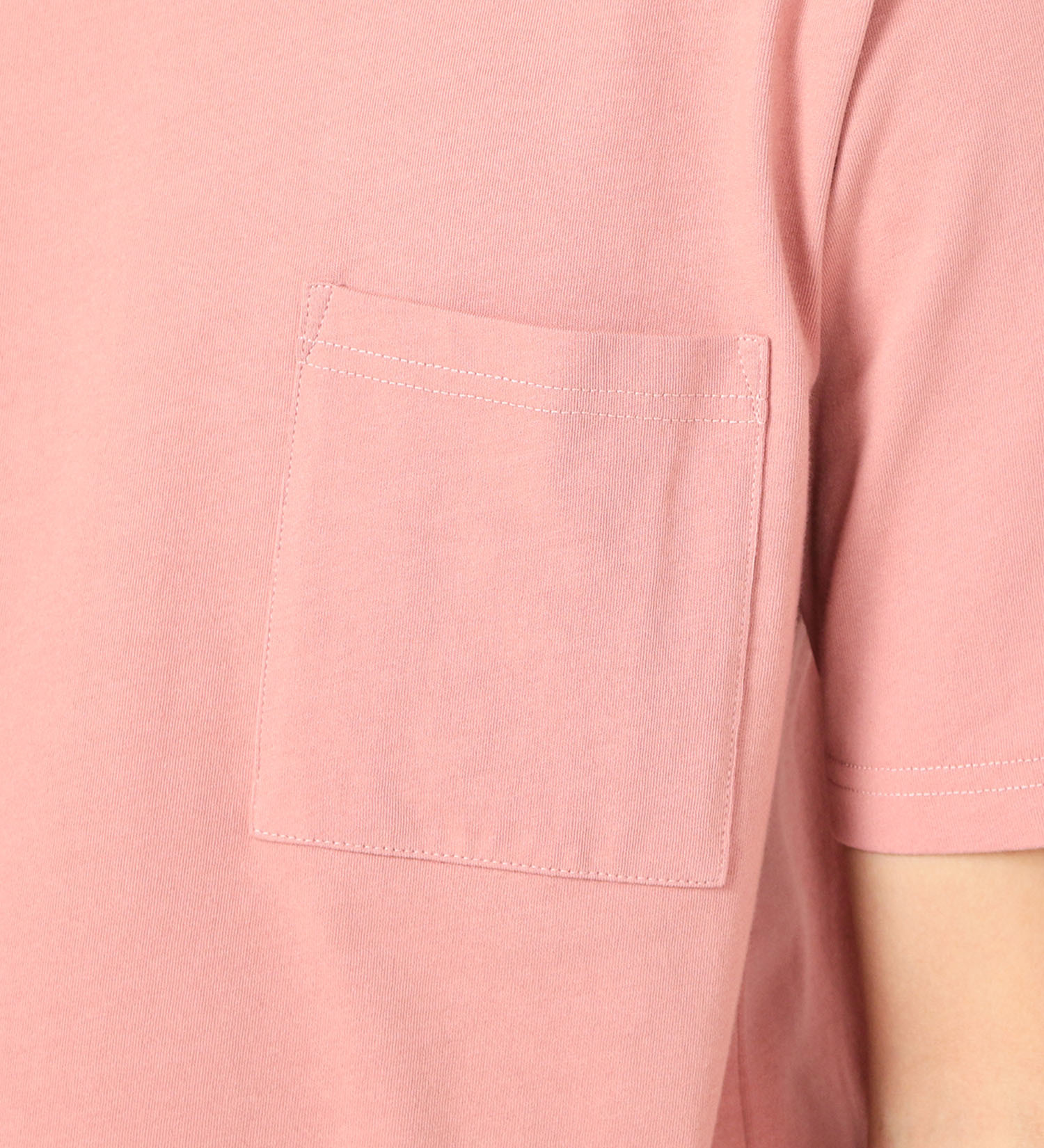 EDWIN(エドウイン)の【サマーセール】デニスラAIR クルーネックポケットTシャツ 半袖|トップス/Tシャツ/カットソー/メンズ|ピンク