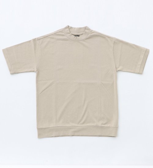 EDWIN(エドウイン)の【父の日割対象】デニスラ モックネックTシャツ 半袖|トップス/Tシャツ/カットソー/メンズ|ベージュ