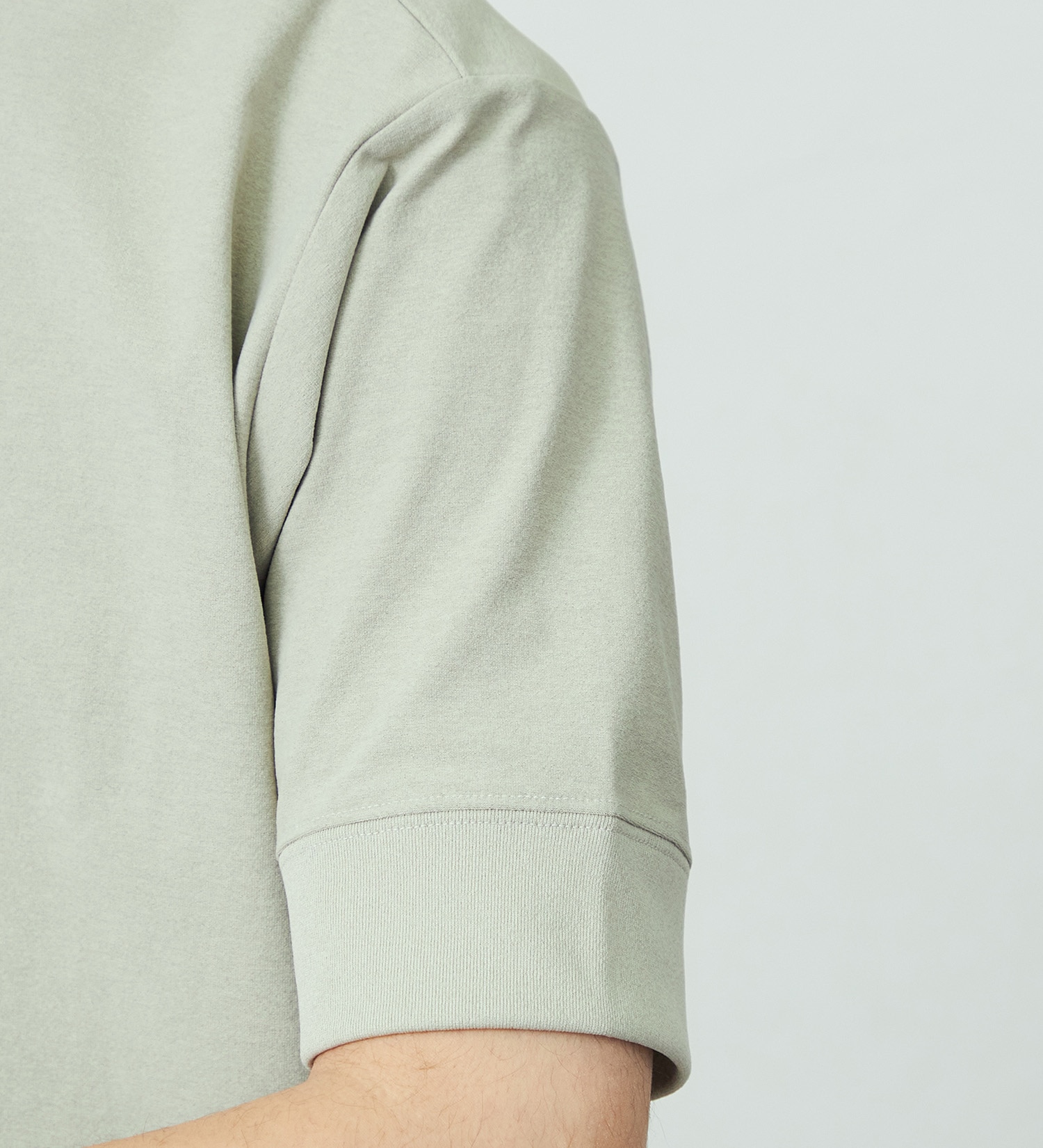 EDWIN(エドウイン)のデニスラ モックネックTシャツ 半袖|トップス/Tシャツ/カットソー/メンズ|モスグリーン