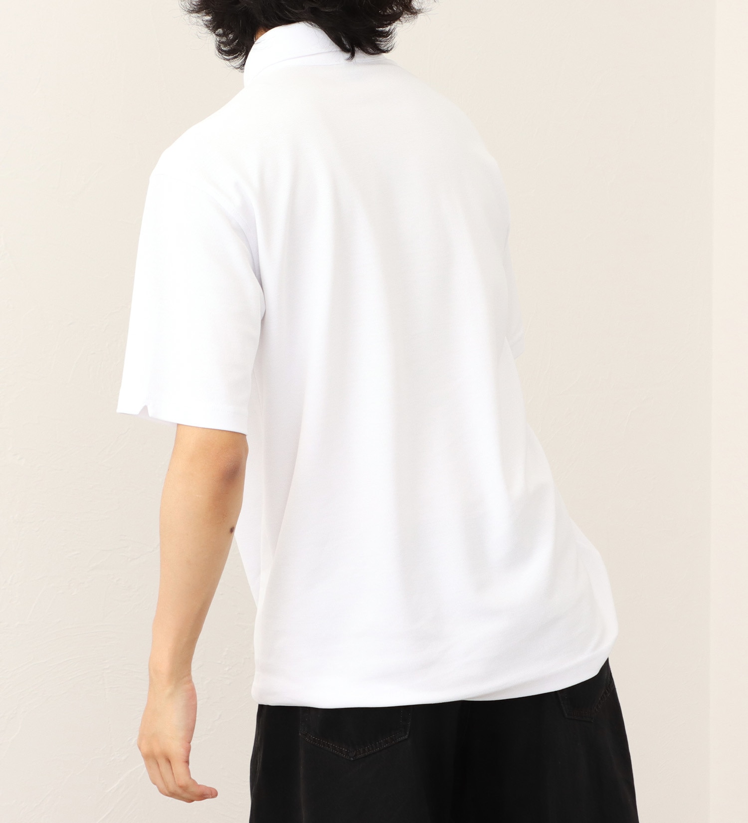 EDWIN(エドウイン)のデニスラ ポロシャツ ビジネス 半袖|トップス/ポロシャツ/メンズ|ホワイト