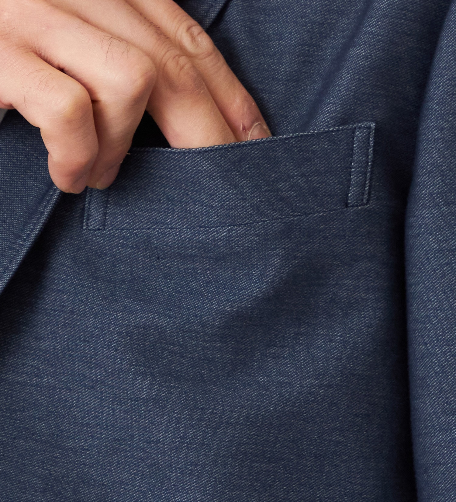 EDWIN(エドウイン)の【予約】【大きいサイズ】デニスラ AIR テーラードジャケット ストレッチ ビジネス|ジャケット/アウター/テーラードジャケット/メンズ|インディゴブルー