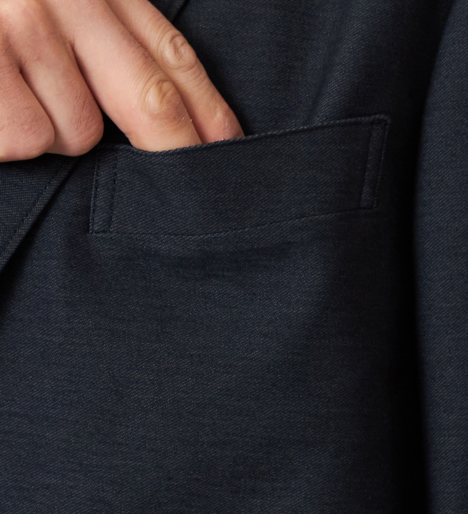 EDWIN(エドウイン)の【予約】【大きいサイズ】デニスラ AIR テーラードジャケット ストレッチ ビジネス|ジャケット/アウター/テーラードジャケット/メンズ|ブラック