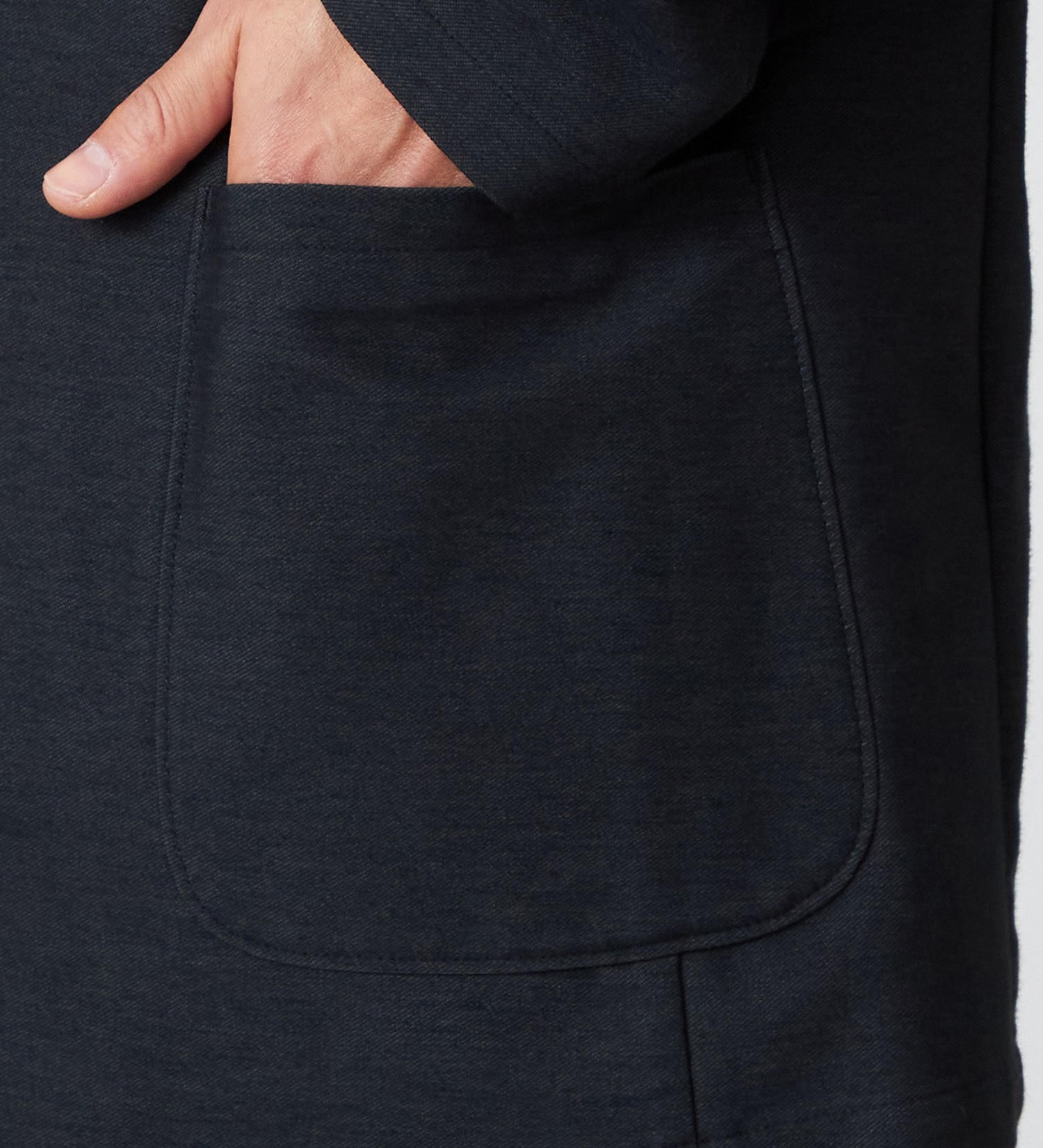 EDWIN(エドウイン)の【予約】【大きいサイズ】デニスラ AIR テーラードジャケット ストレッチ ビジネス|ジャケット/アウター/テーラードジャケット/メンズ|ブラック