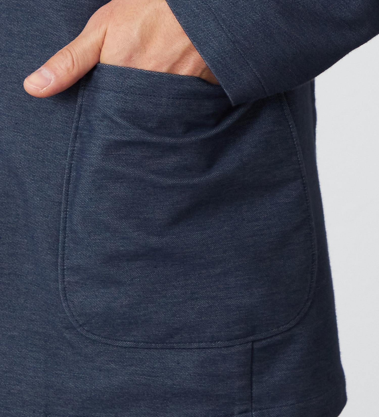 EDWIN(エドウイン)の【予約】デニスラ AIR テーラードジャケット ストレッチ ビジネス|ジャケット/アウター/テーラードジャケット/メンズ|インディゴブルー