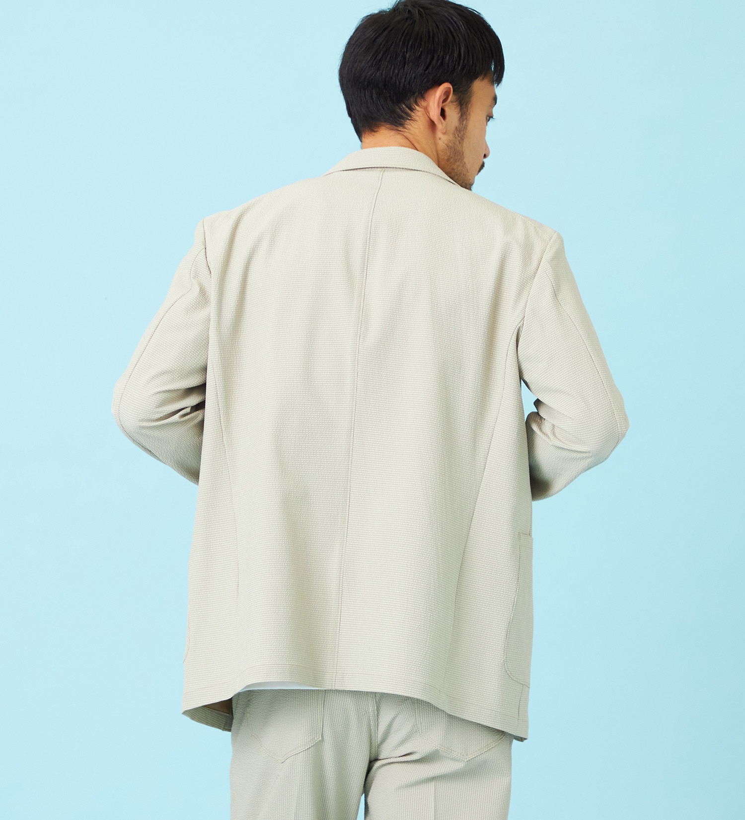 EDWIN(エドウイン)の【予約】デニスラ AIR テーラードジャケット ストレッチ ビジネス 涼しい|ジャケット/アウター/テーラードジャケット/メンズ|ベージュ