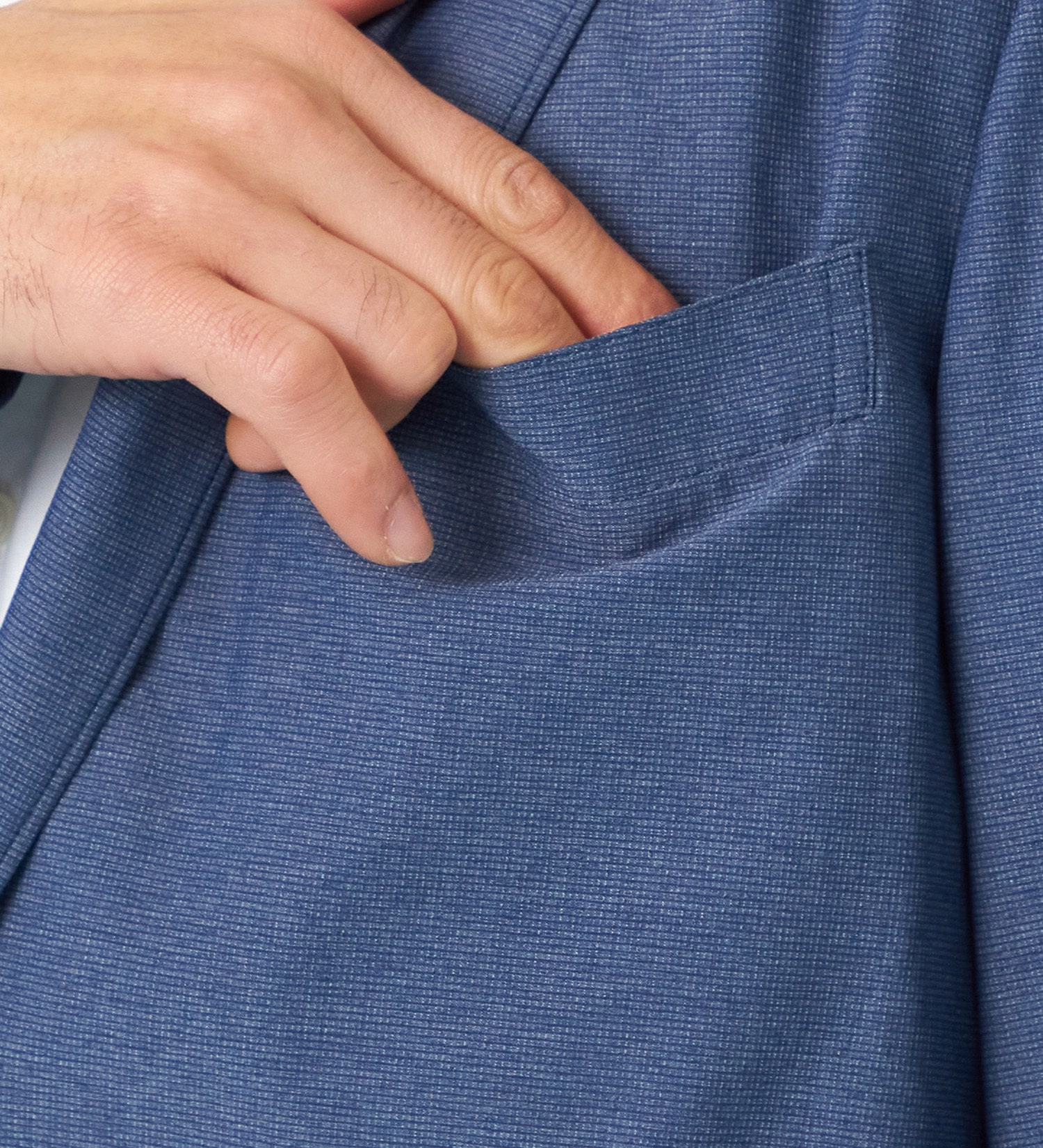 EDWIN(エドウイン)の【予約】デニスラ AIR テーラードジャケット ストレッチ ビジネス 涼しい|ジャケット/アウター/テーラードジャケット/メンズ|ネイビー