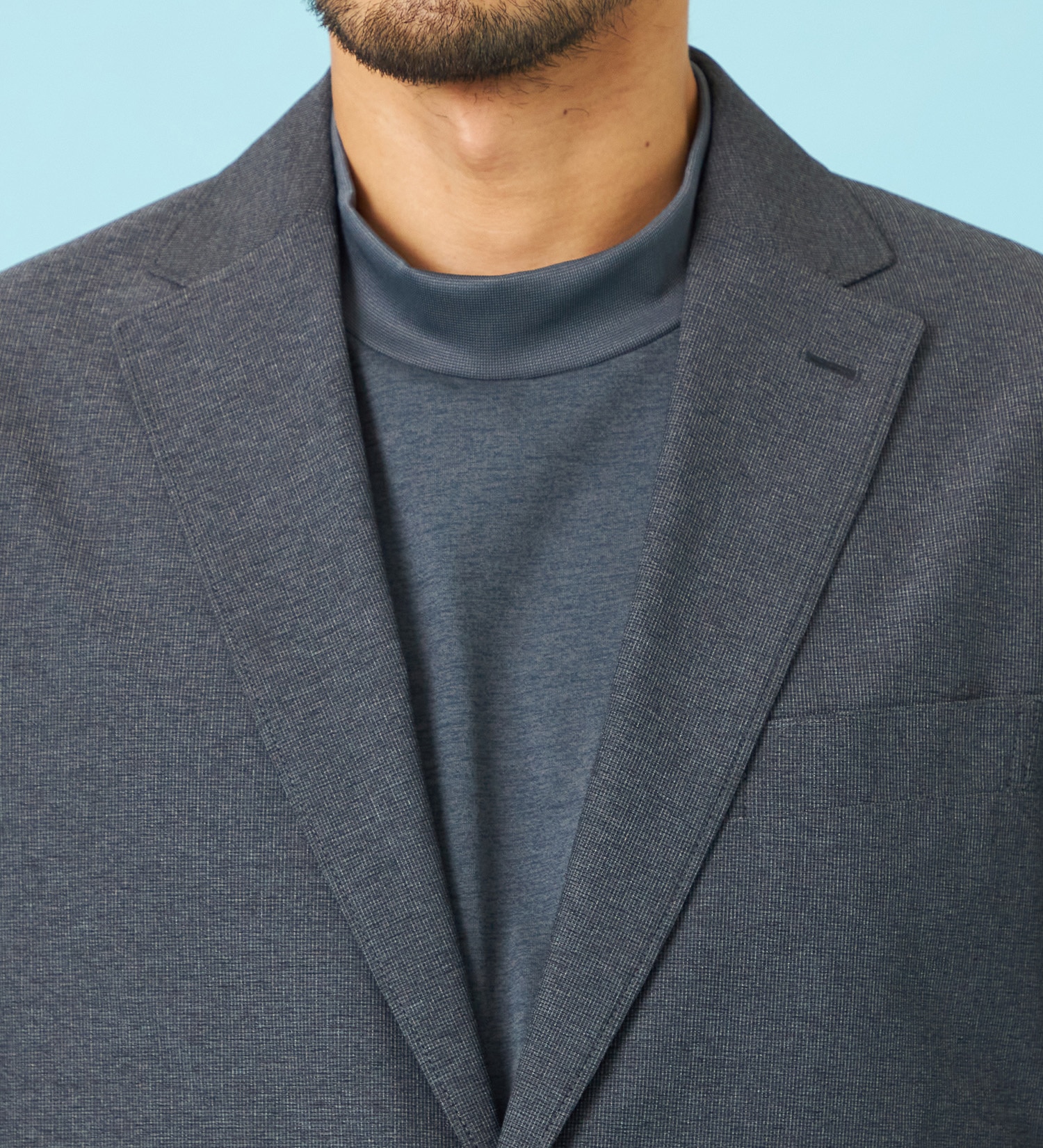 EDWIN(エドウイン)の【予約】デニスラ AIR テーラードジャケット ストレッチ ビジネス 涼しい|ジャケット/アウター/テーラードジャケット/メンズ|グレー