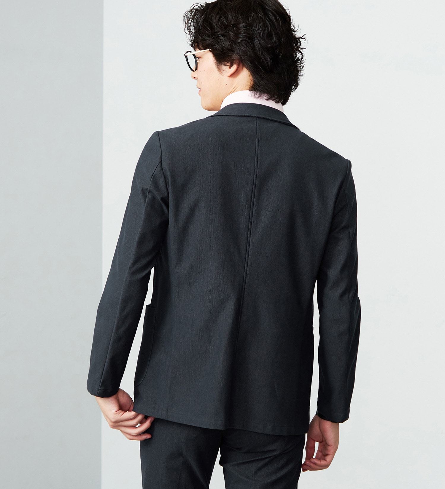 EDWIN(エドウイン)の【大きいサイズ】デニスラ テーラードジャケット ストレッチ ビジネス【ヴィンテージ】|ジャケット/アウター/テーラードジャケット/メンズ|インディゴブルー