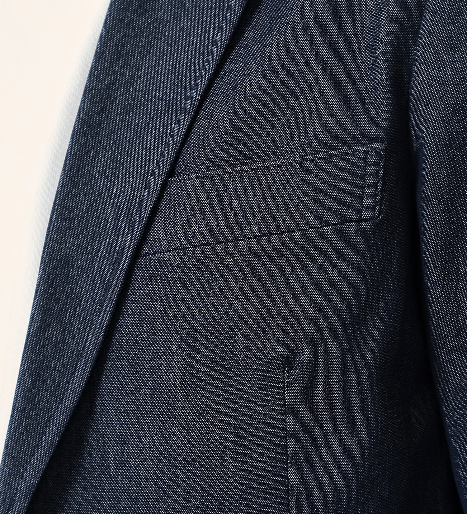 EDWIN(エドウイン)の【予約】【大きいサイズ】デニスラ テーラードジャケット ストレッチ ビジネス|ジャケット/アウター/テーラードジャケット/メンズ|ネイビー