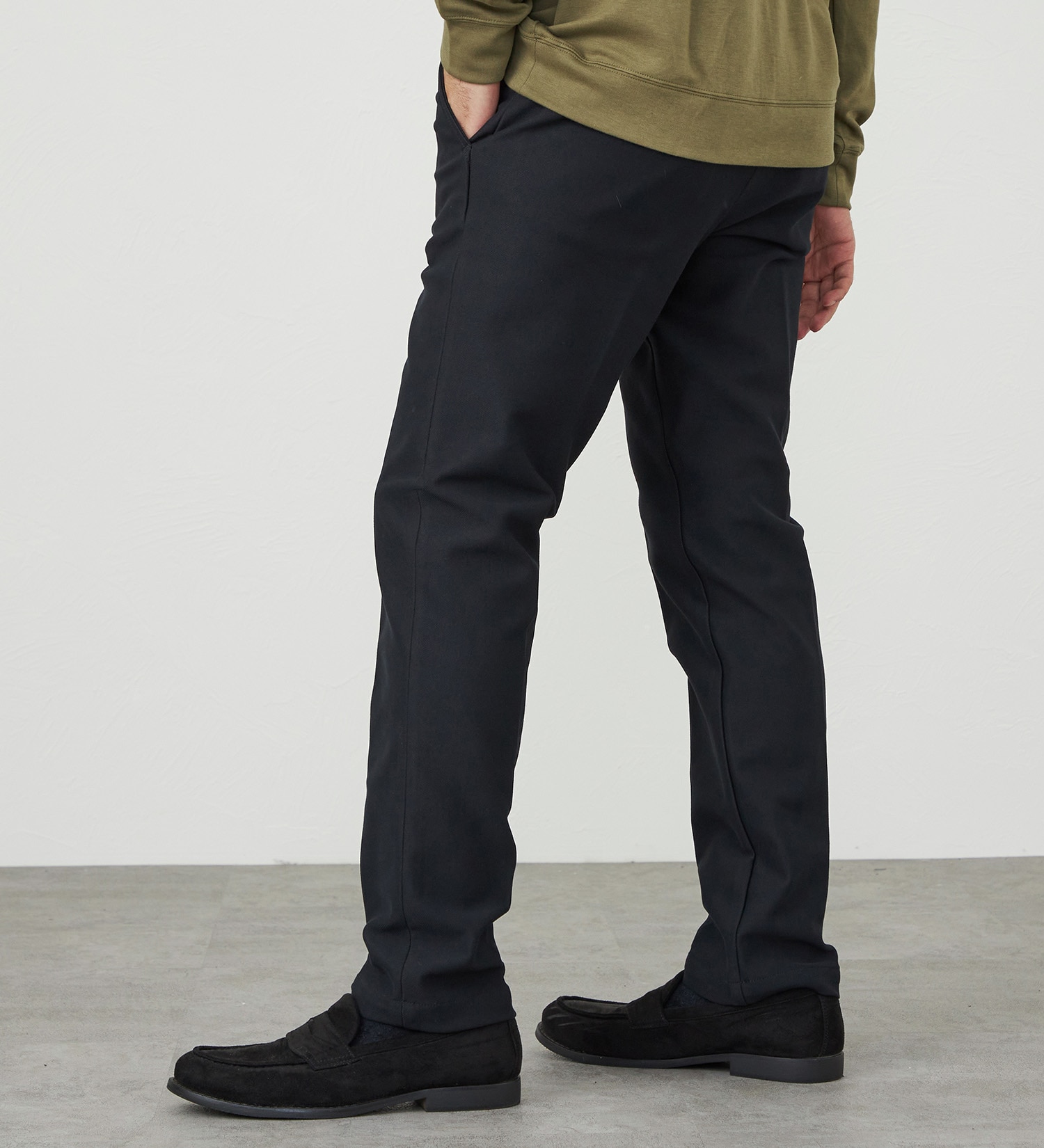 EDWIN(エドウイン)の【試着対象】EDWIN GOLF スリムテーパードパンツ|パンツ/パンツ/メンズ|ブラック