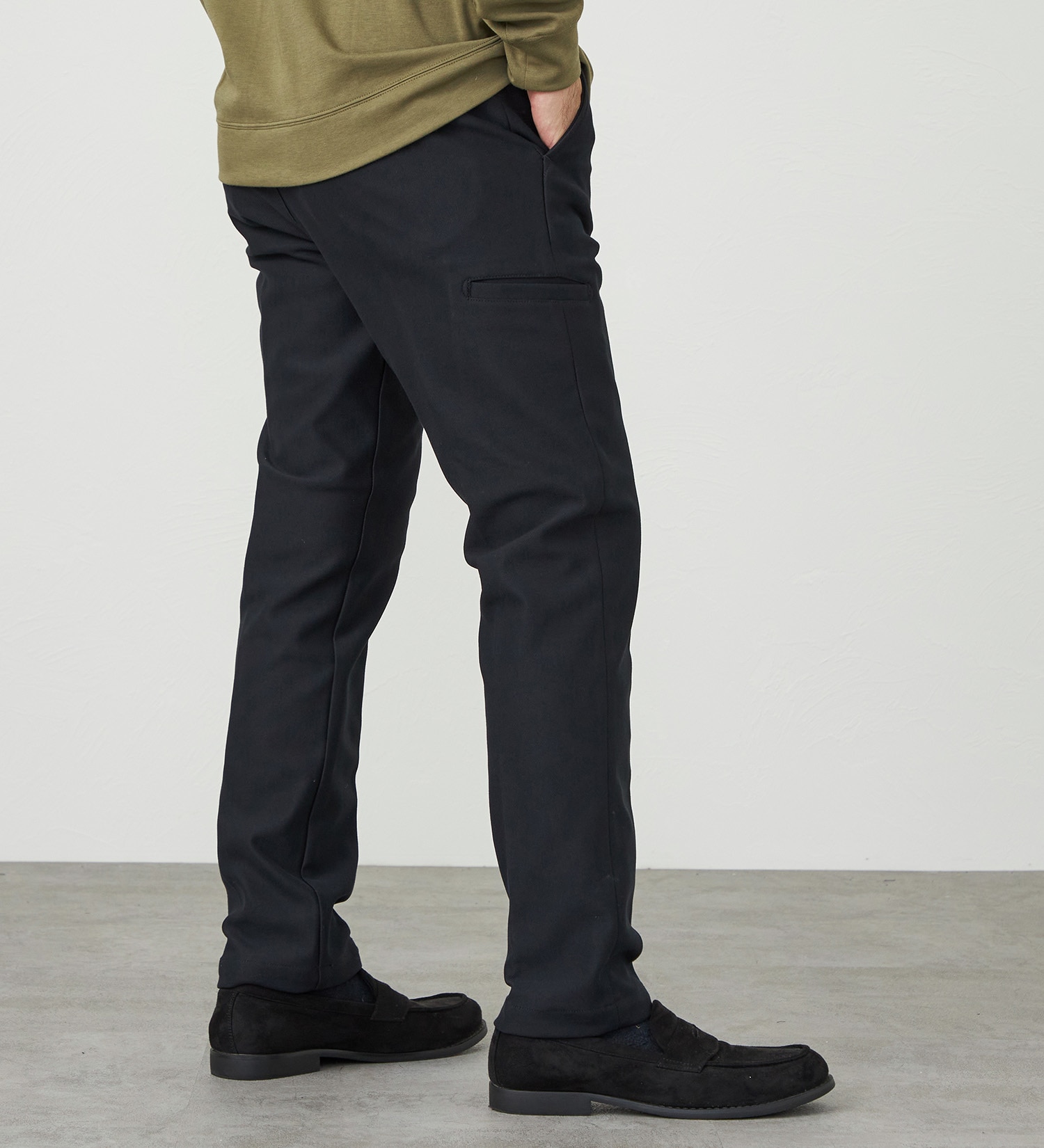 EDWIN(エドウイン)の【試着対象】EDWIN GOLF スリムテーパードパンツ|パンツ/パンツ/メンズ|ブラック