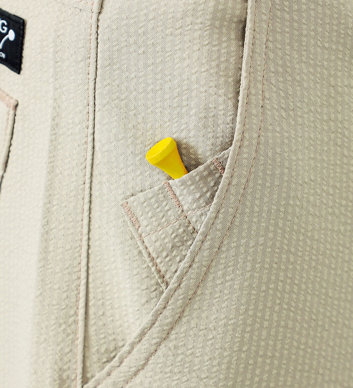 EDWIN(エドウイン)の【試着対象】EDWIN GOLF エドウイン ゴルフ ショートパンツ シアサッカー|パンツ/パンツ/メンズ|ベージュ
