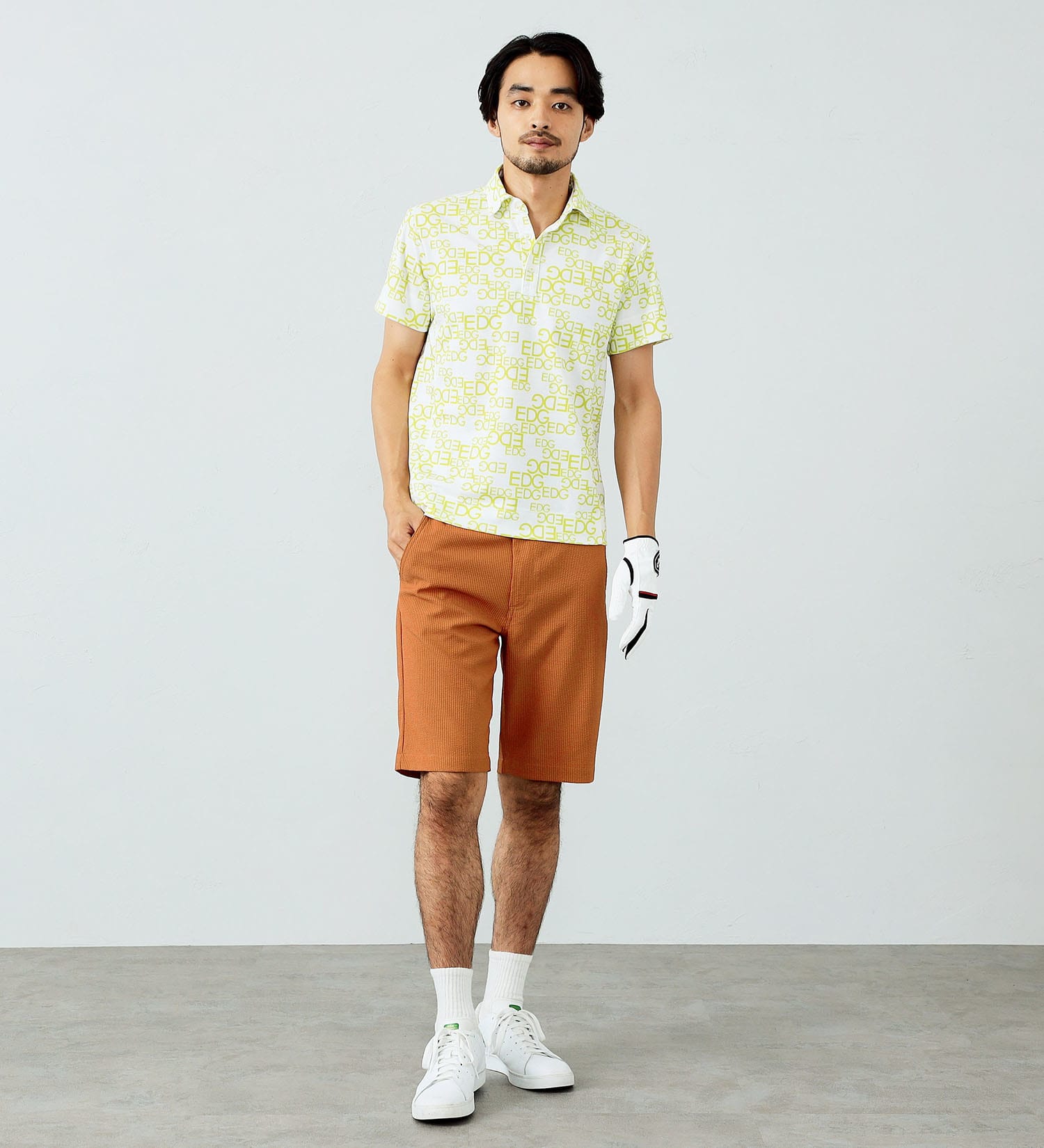 EDWIN(エドウイン)の【試着対象】EDWIN GOLF エドウイン ゴルフ ショートパンツ シアサッカー|パンツ/パンツ/メンズ|オレンジ