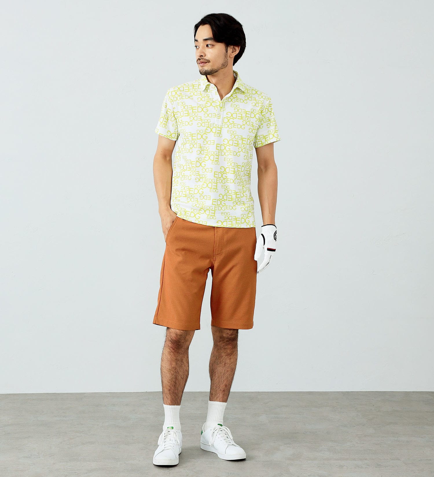 EDWIN(エドウイン)の【試着対象】EDWIN GOLF エドウイン ゴルフ ショートパンツ シアサッカー|パンツ/パンツ/メンズ|オレンジ