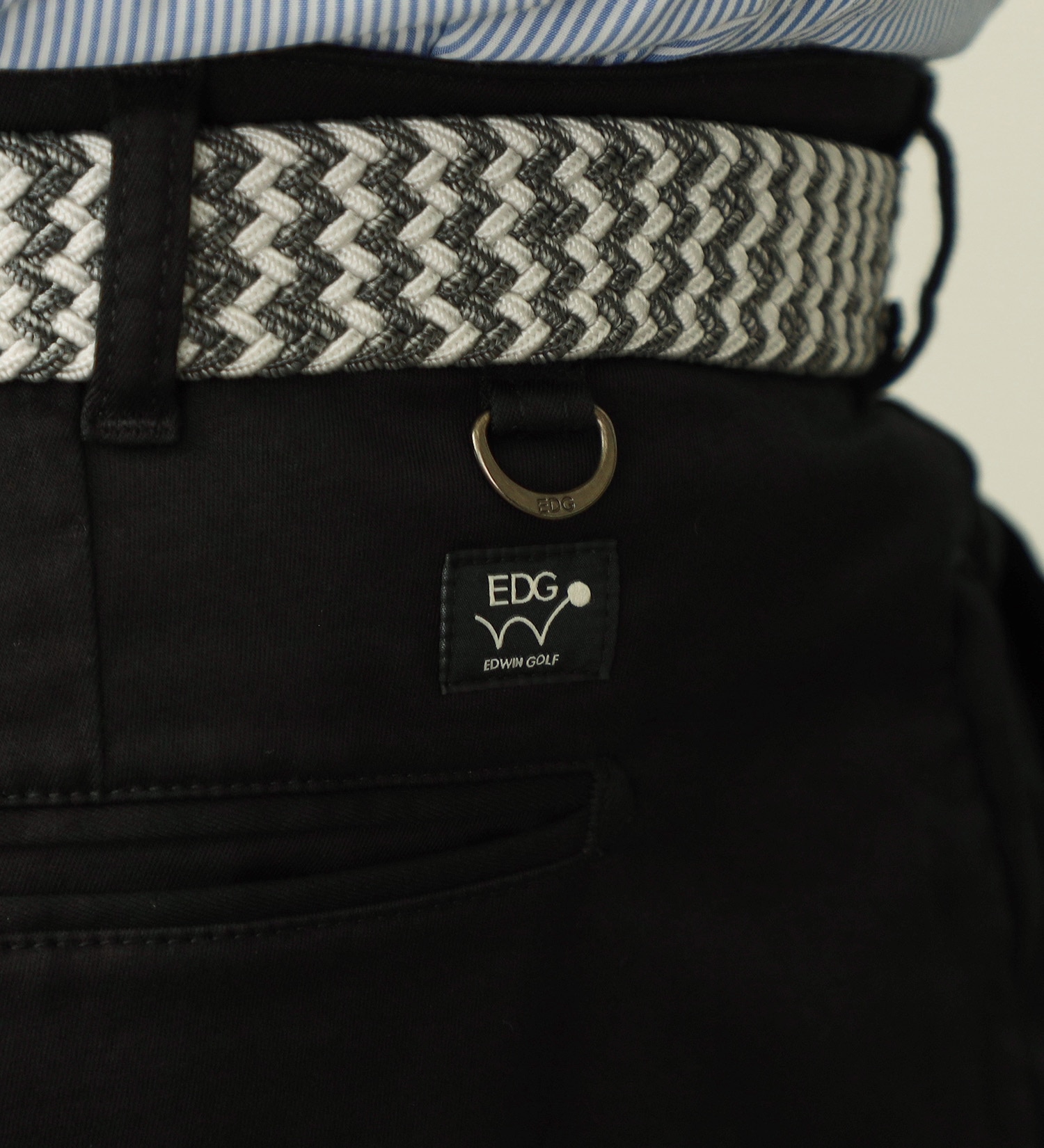 EDWIN(エドウイン)の【大きいサイズ】EDWIN GOLF スリムテーパードパンツ【調湿】|パンツ/パンツ/メンズ|ブラック