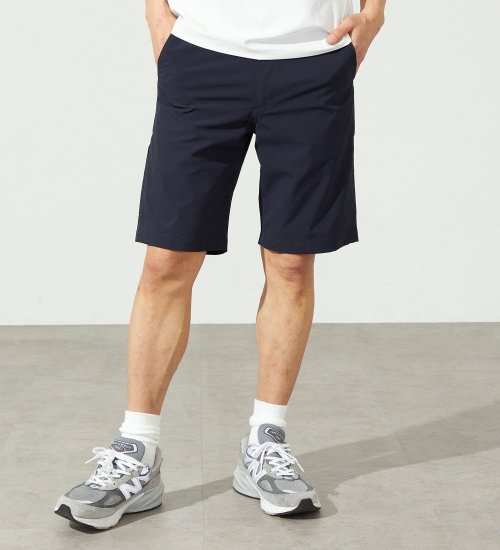 EDWIN(エドウイン)の【ポイントアップ対象】ナイロンショートパンツ ストレッチ【ゴルフに最適】|パンツ/ショート丈/メンズ|ネイビー