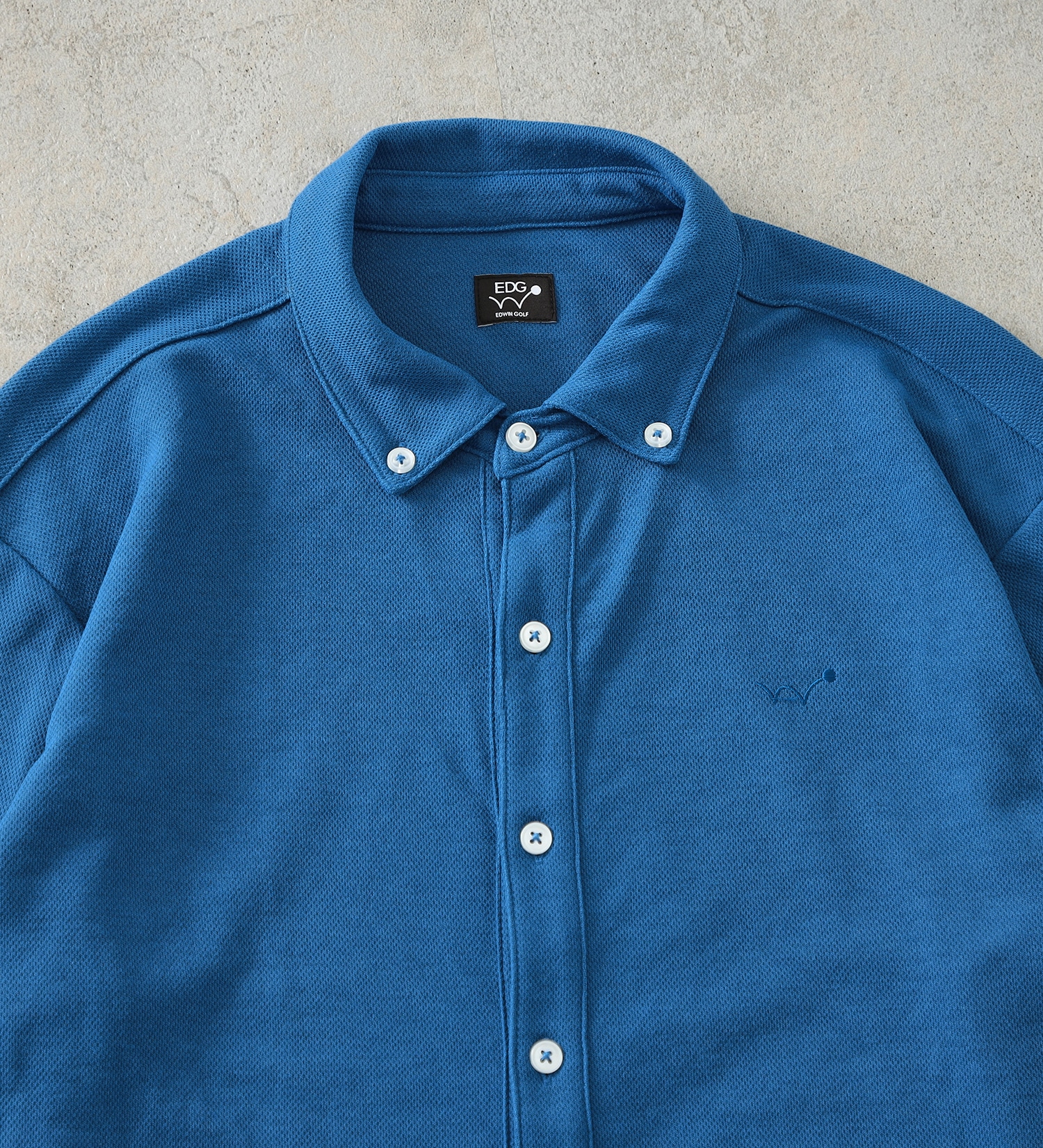 EDWIN(エドウイン)の【BLACKFRIDAY】EDWIN GOLF エドウイン ゴルフ ポロシャツ 長袖|トップス/ポロシャツ/メンズ|ブルー