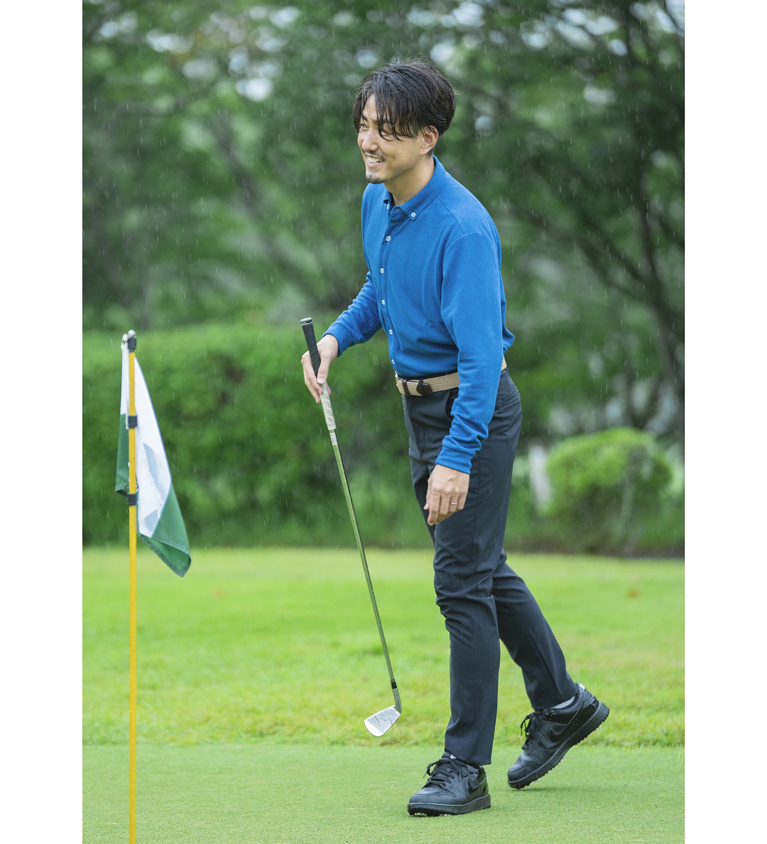 EDWIN(エドウイン)の【BLACKFRIDAY】EDWIN GOLF エドウイン ゴルフ ポロシャツ 長袖|トップス/ポロシャツ/メンズ|ブルー