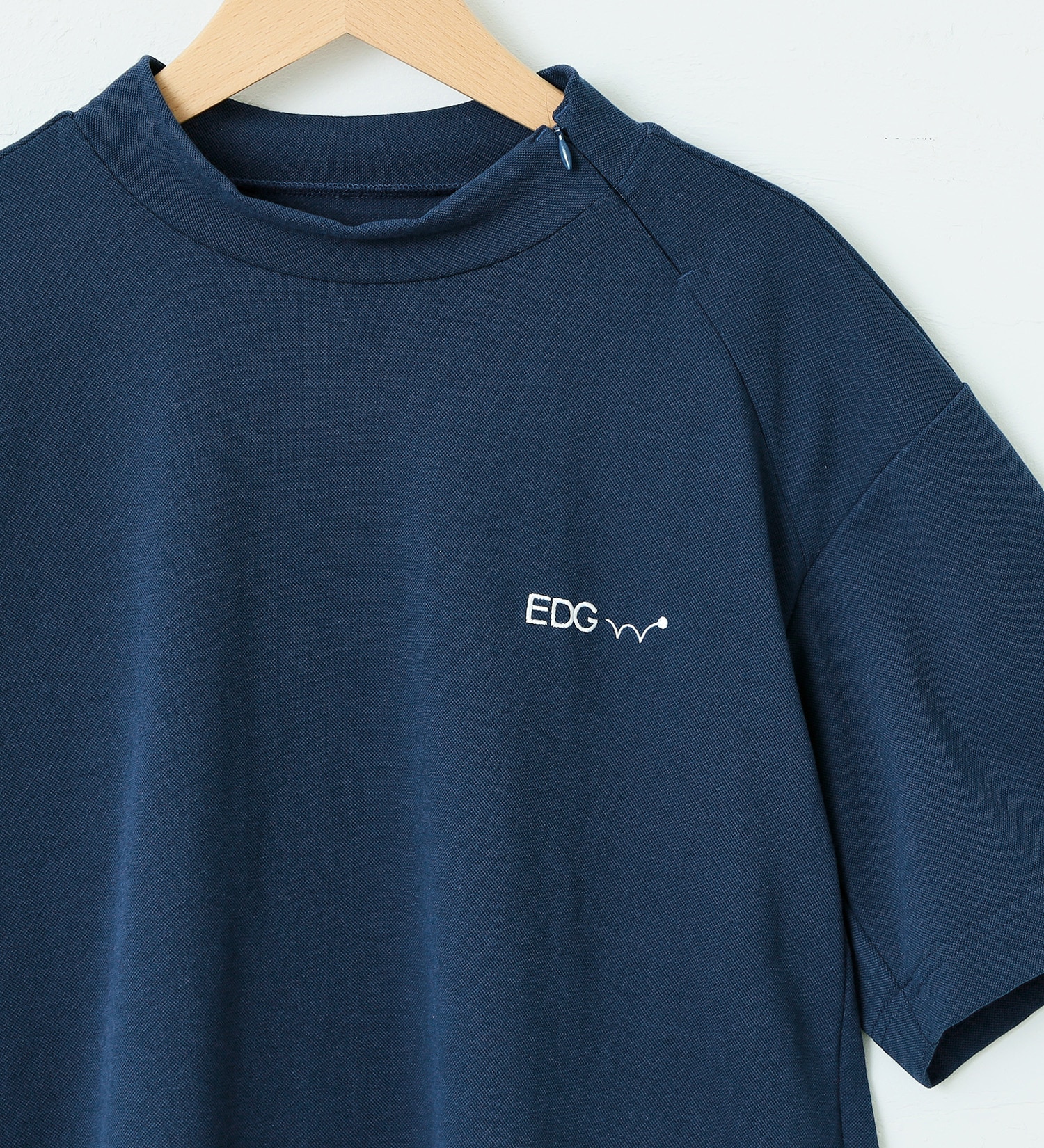 EDWIN(エドウイン)の【サマーセール】EDWIN GOLF エドウイン ゴルフ モックネックシャツ（半袖）|トップス/その他トップス/メンズ|ネイビー