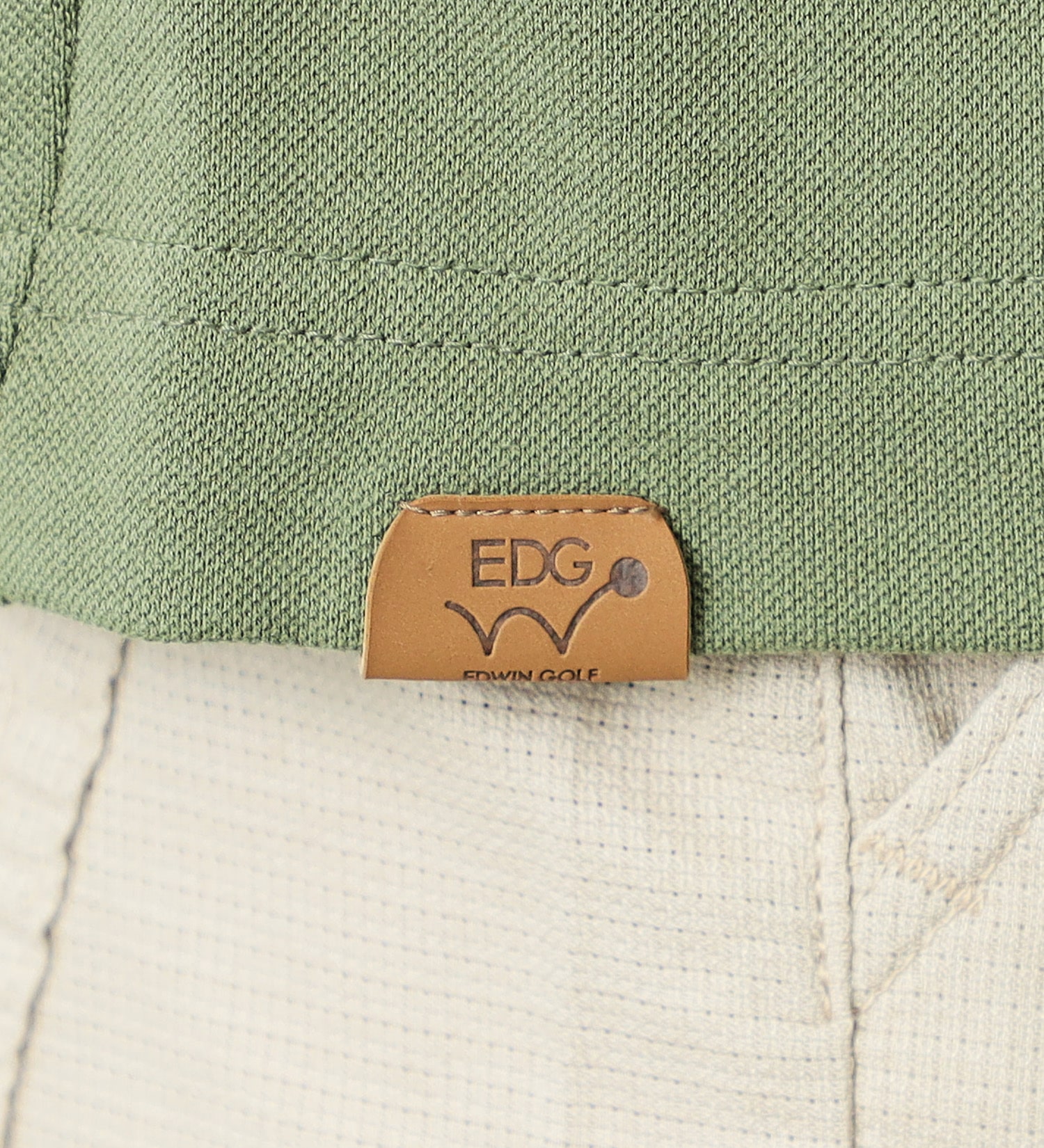 EDWIN(エドウイン)の【サマーセール】EDWIN GOLF エドウイン ゴルフ モックネックシャツ(半袖)|トップス/その他トップス/メンズ|オリーブ
