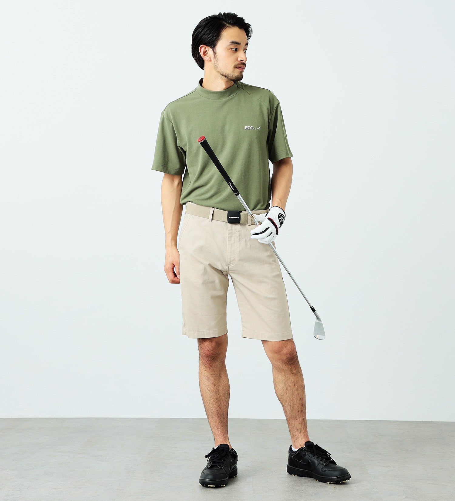 EDWIN(エドウイン)の【サマーセール】EDWIN GOLF エドウイン ゴルフ モックネックシャツ(半袖)|トップス/その他トップス/メンズ|オリーブ