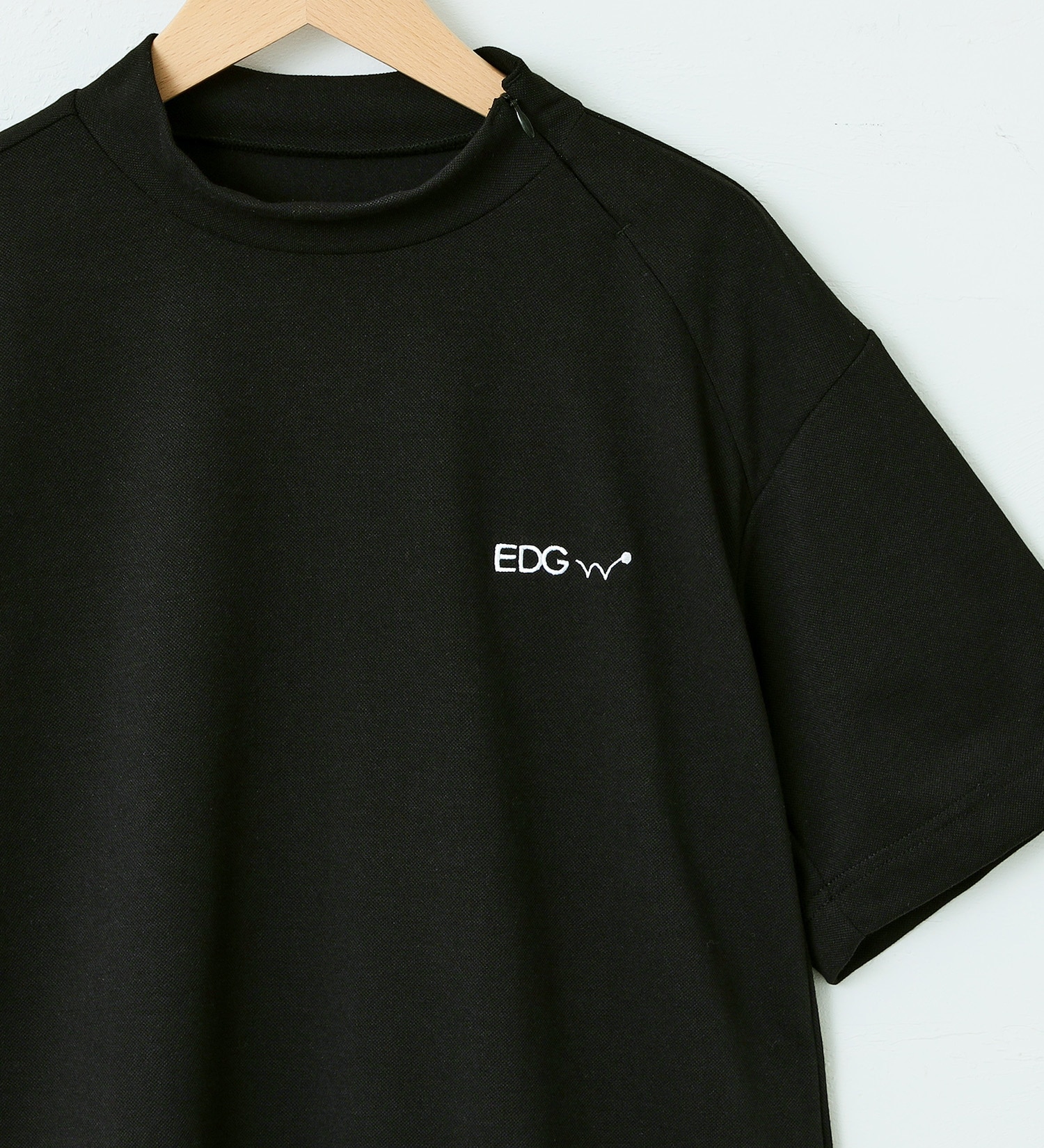 EDWIN(エドウイン)の【サマーセール】EDWIN GOLF エドウイン ゴルフ モックネックシャツ（半袖）|トップス/その他トップス/メンズ|ブラック